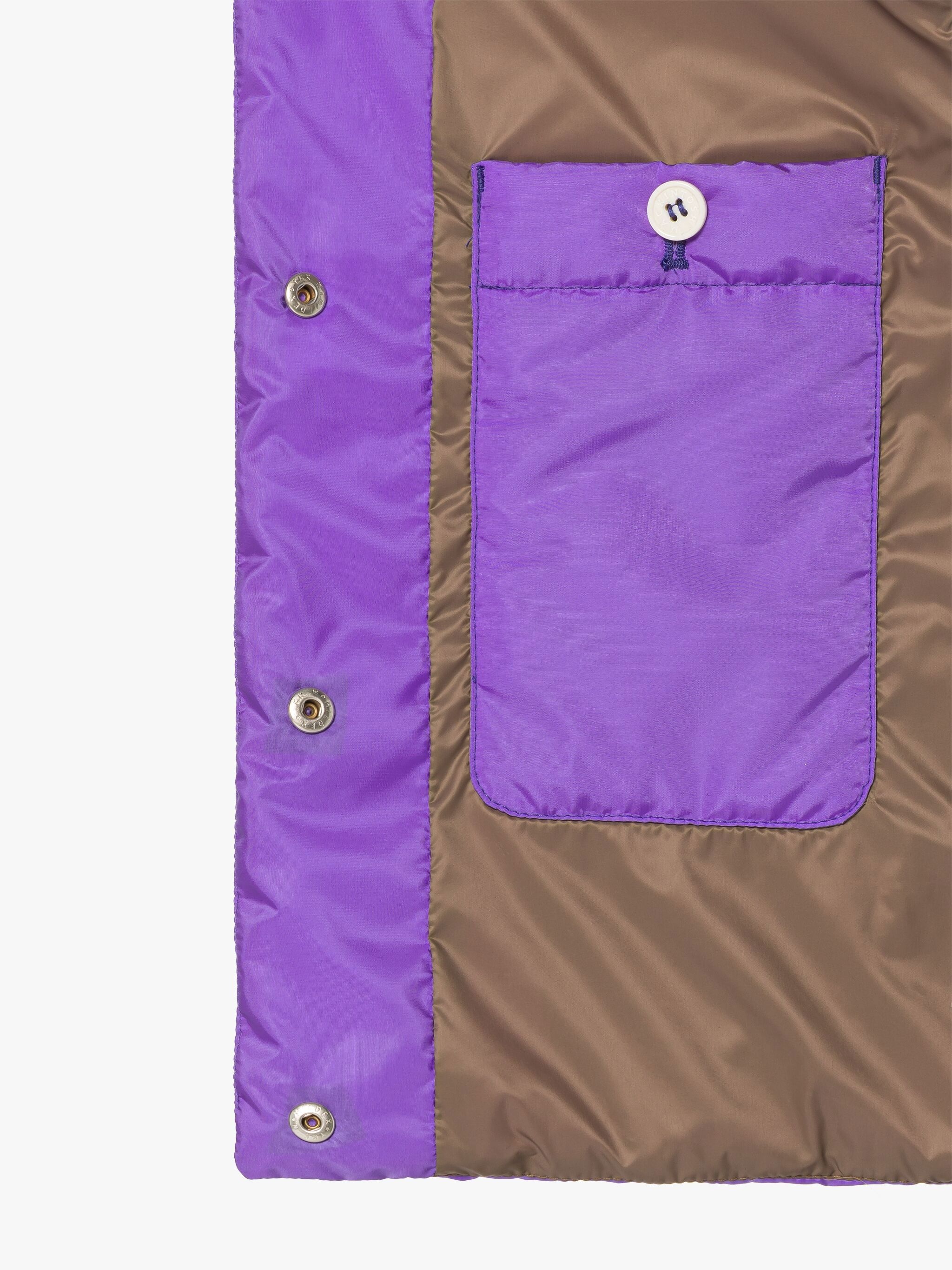 ISABEL PURPLE NYLON LINER VEST - 6