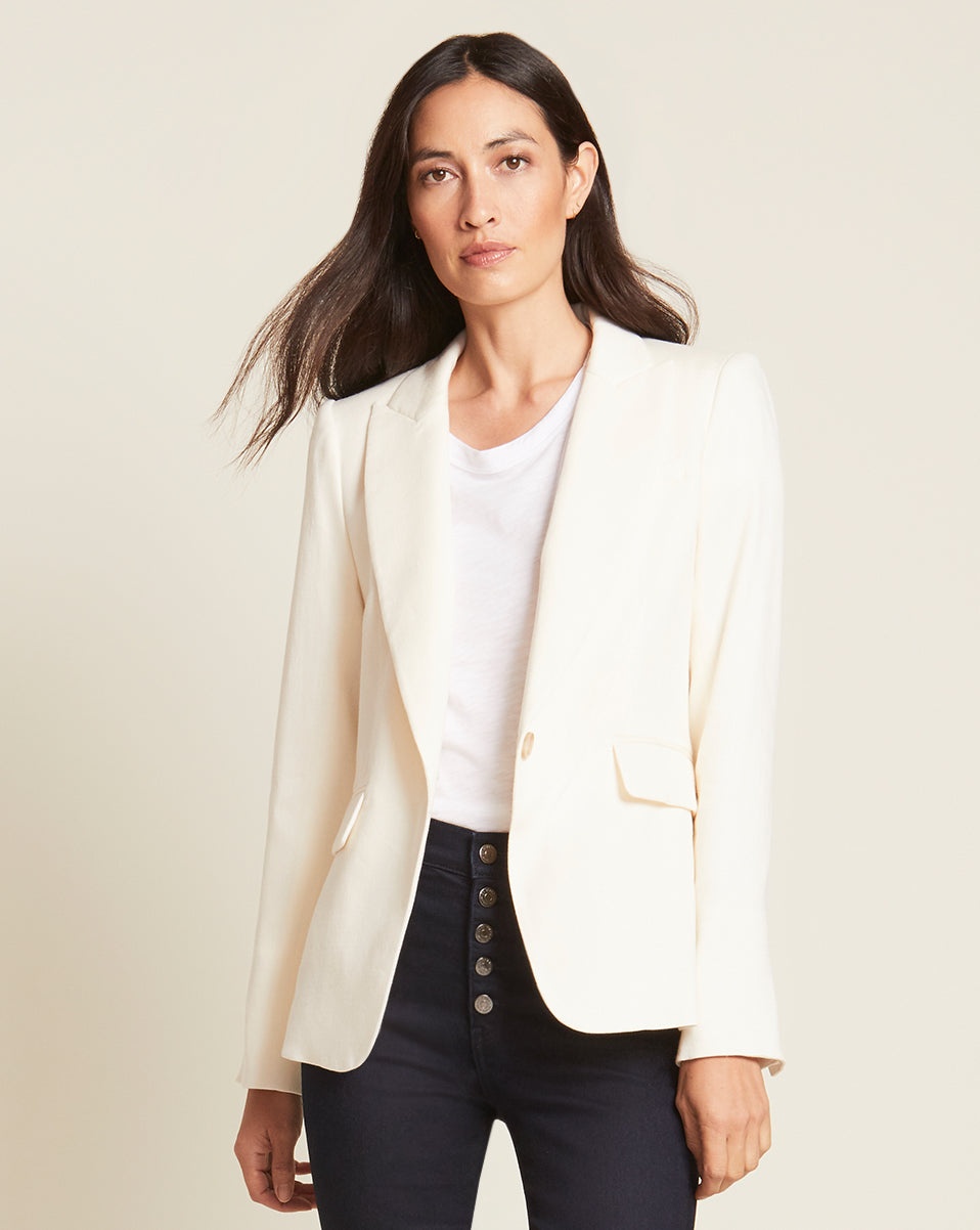 CUTAWAY LINEN DICKEY JACKET - 2