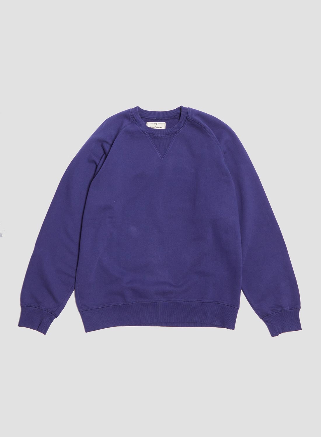 Embroidered Arrow Crew Sweatshirt in Royal Blue - 1