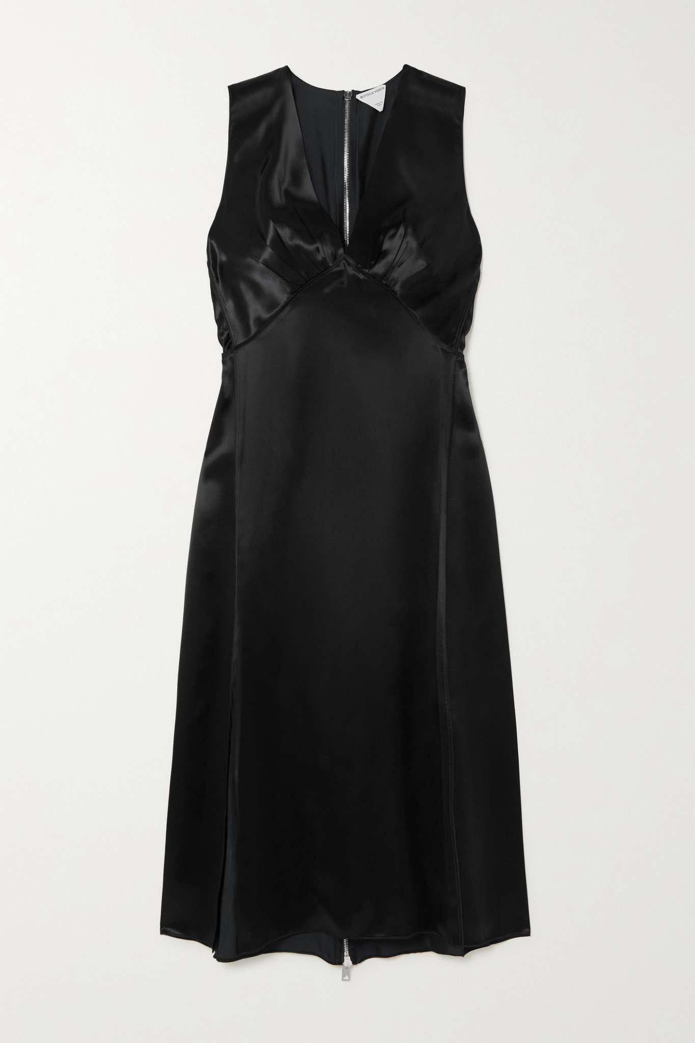 Bottega Veneta Ruffled satin midi dress | netaporter
