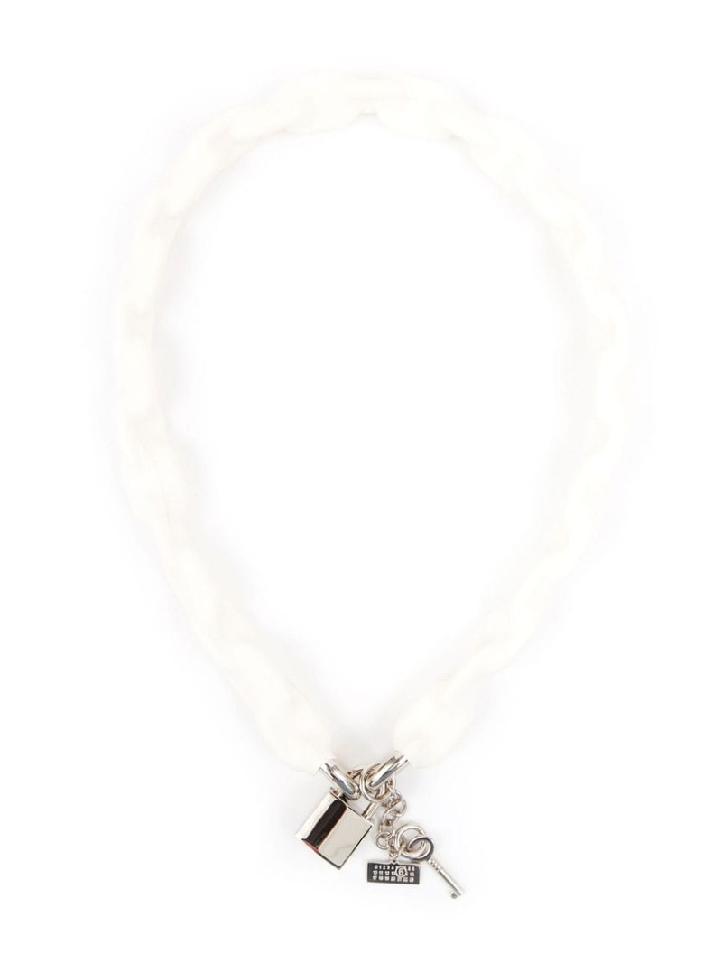 padlock chain-link necklace 1