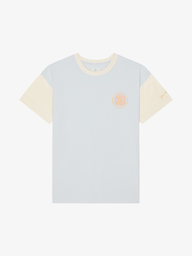 T-SHIRT IN COTTON WITH HG EMBROIDERY - 1