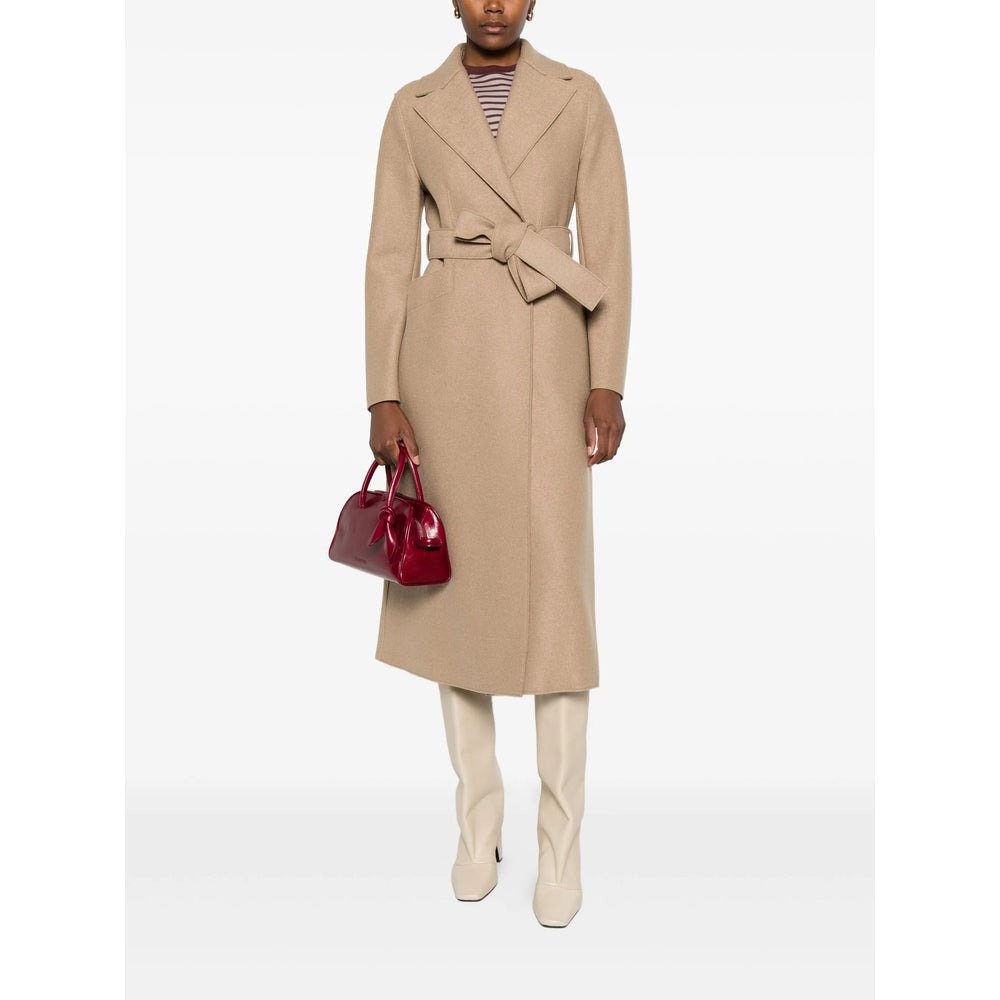 Harris Wharf London Neutrals Coats - Trench & Raincoats Women - 4