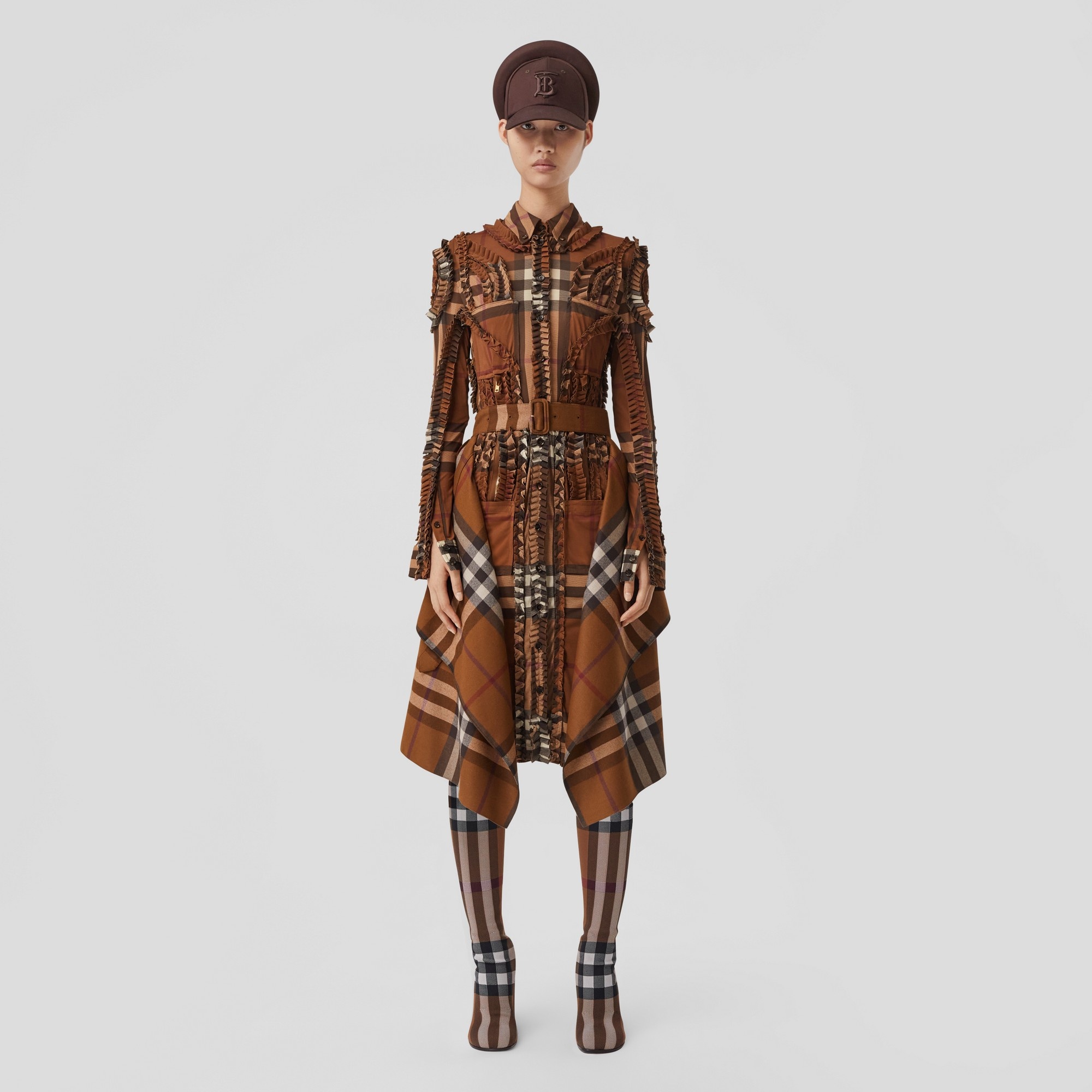 Exaggerated Check Wool Kilt - 2