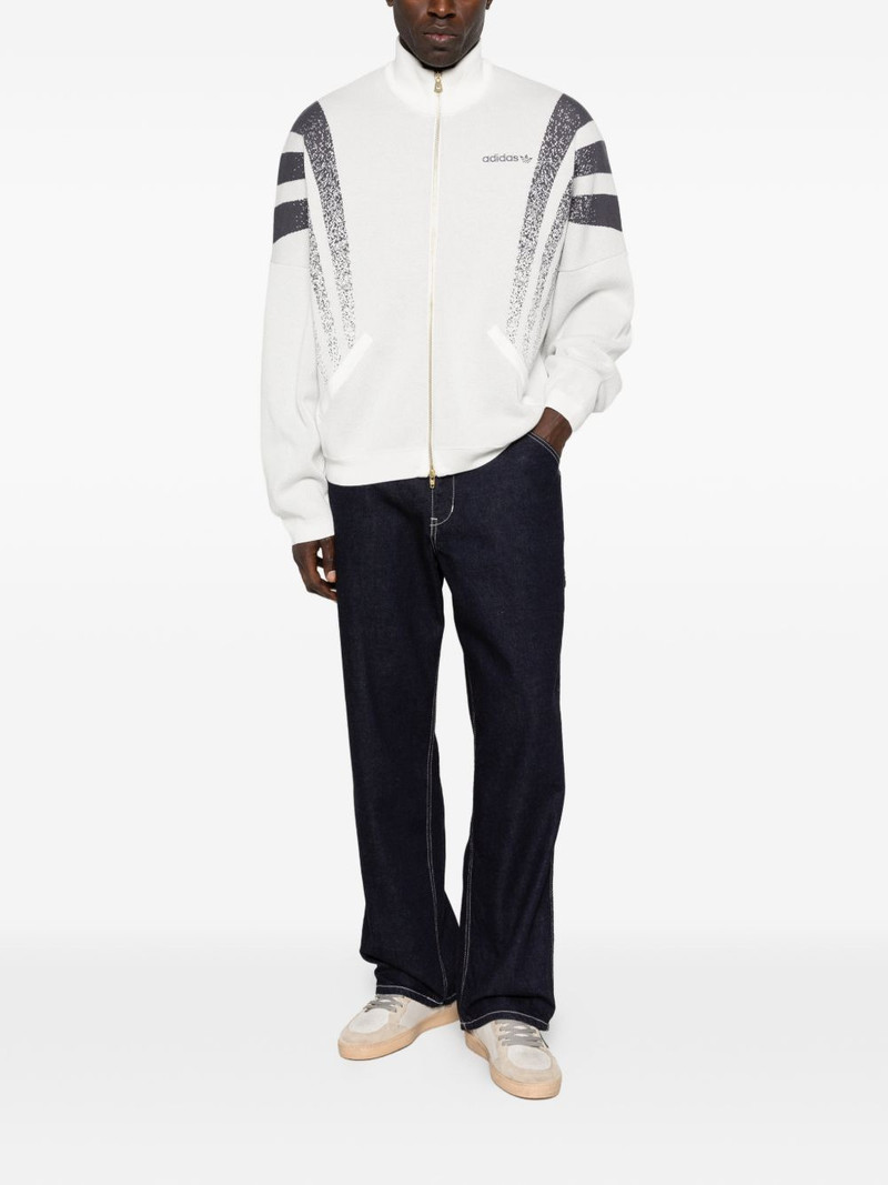 adidas Santiago zip-fastening sweater outlook