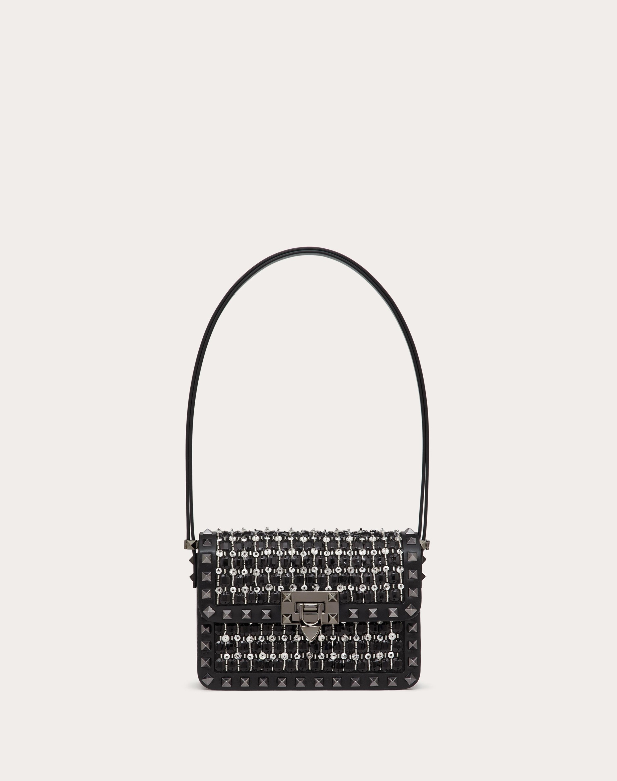 Ruthenio studs leather crossbody bag - Valentino Garavani - Men