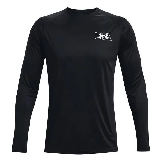 Under Armour Long Sleeve Velocity T-shirt 'Black' 1366783-001 - 1