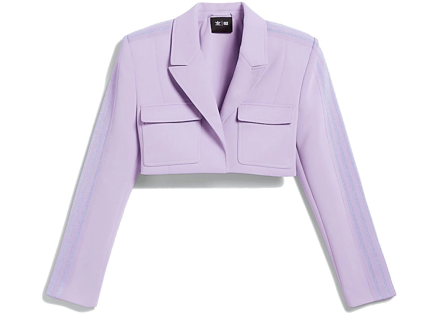 adidas Ivy Park Cropped Suit Jacket Purple Glow - 1