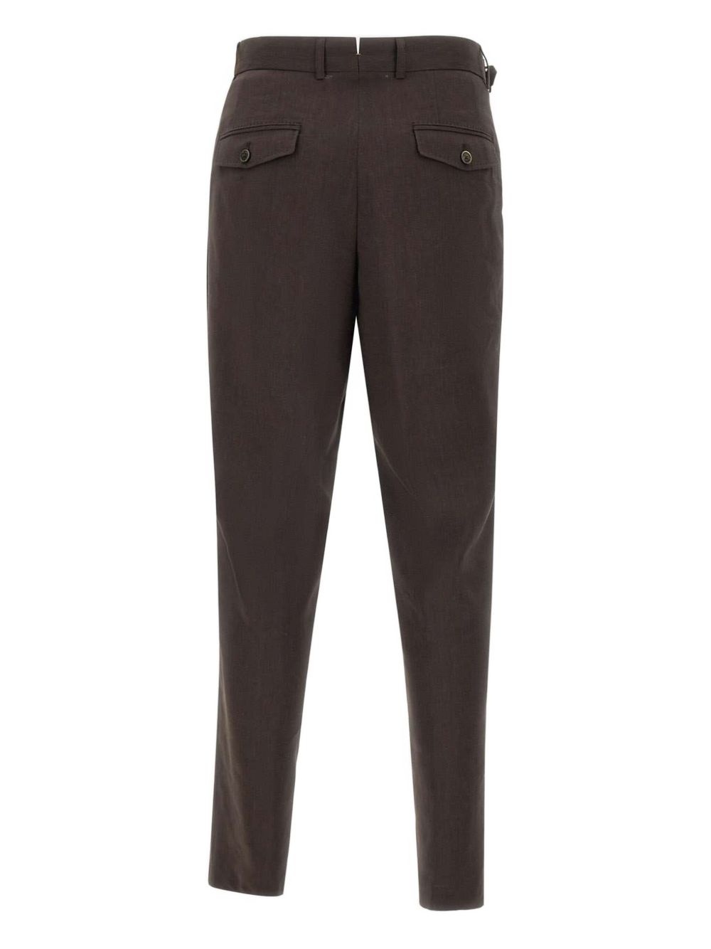 linen-blend trousers - 2