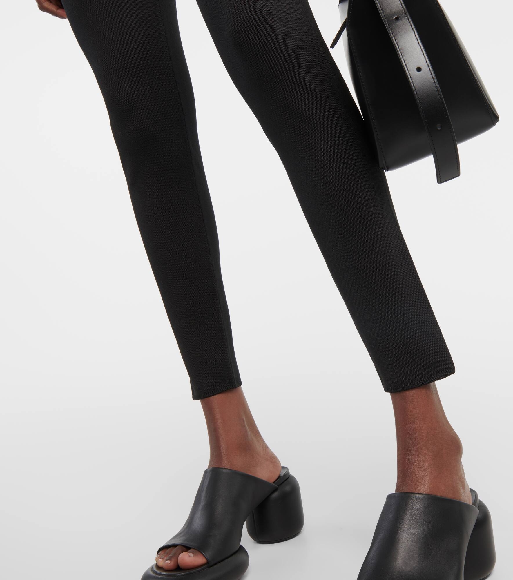 Anya silk-blend jersey leggings - 5