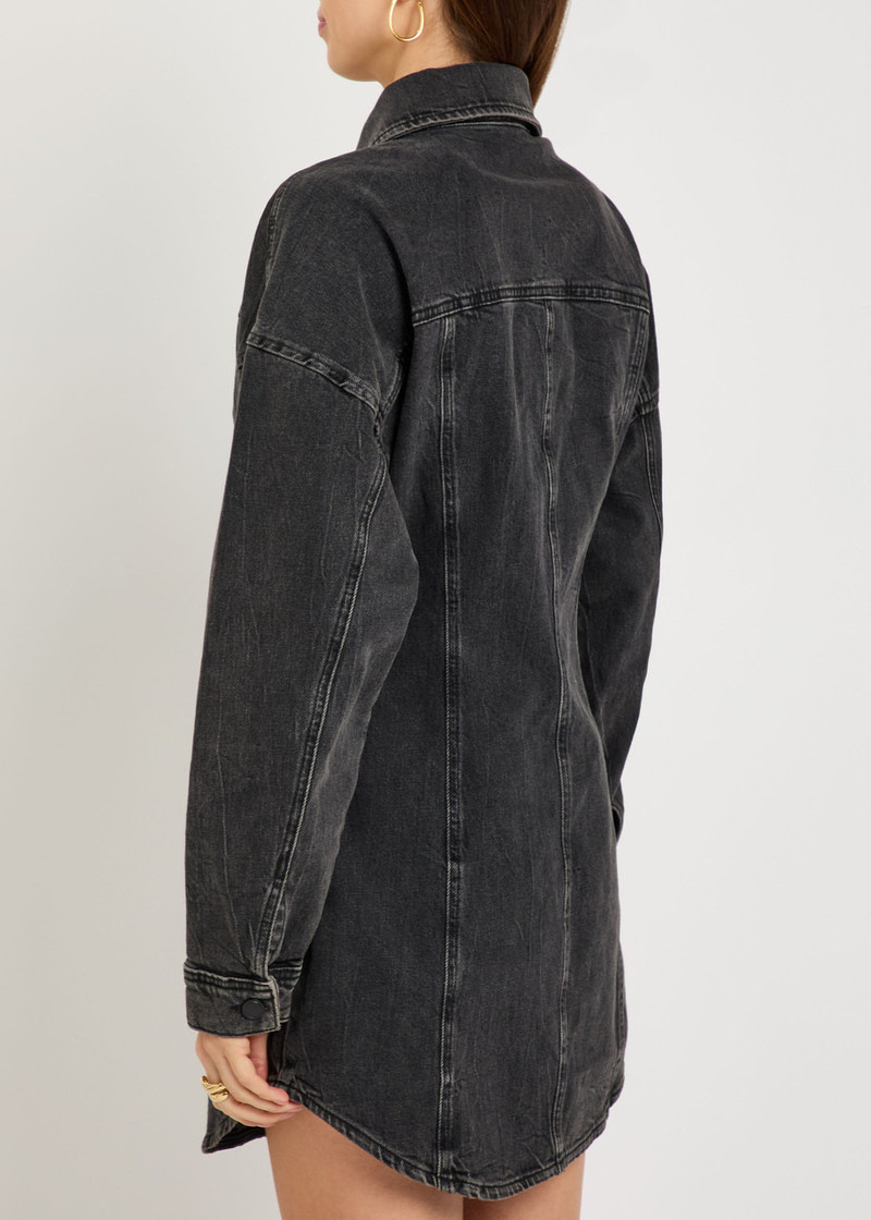 Good American Stretch-denim Mini Dress 3