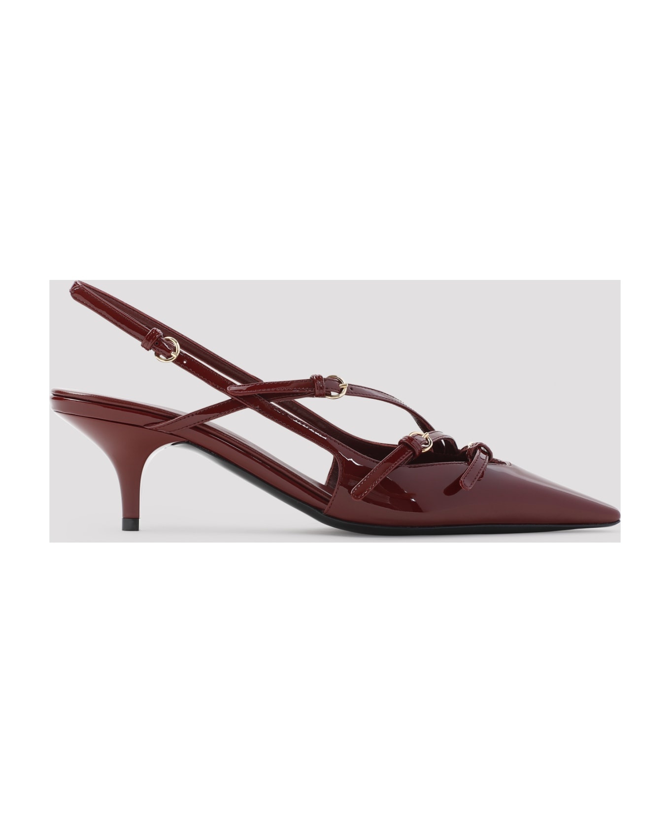 Patent Calf Leather Pumps - 3