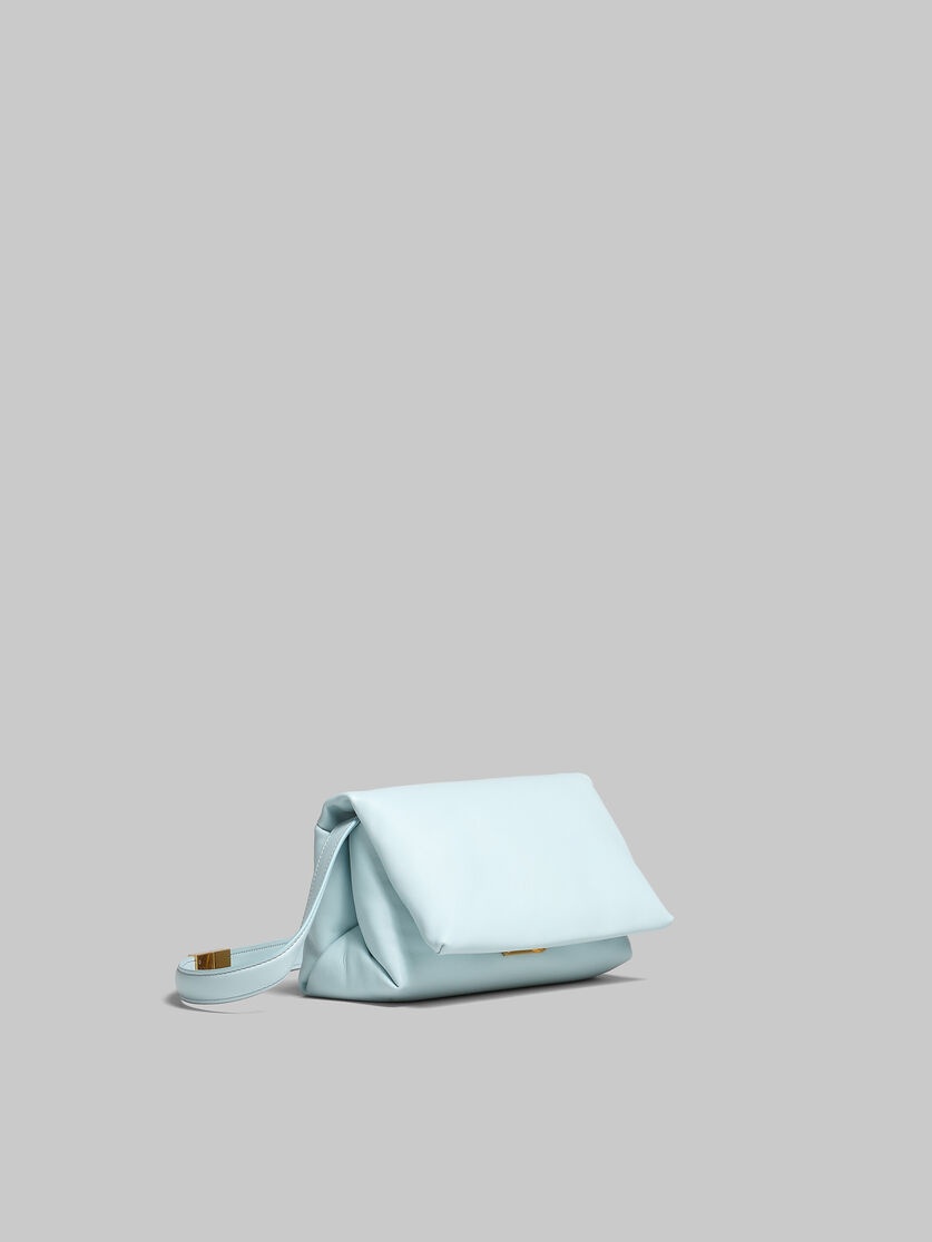 SMALL LIGHT BLUE CALFSKIN PRISMA BAG - 6