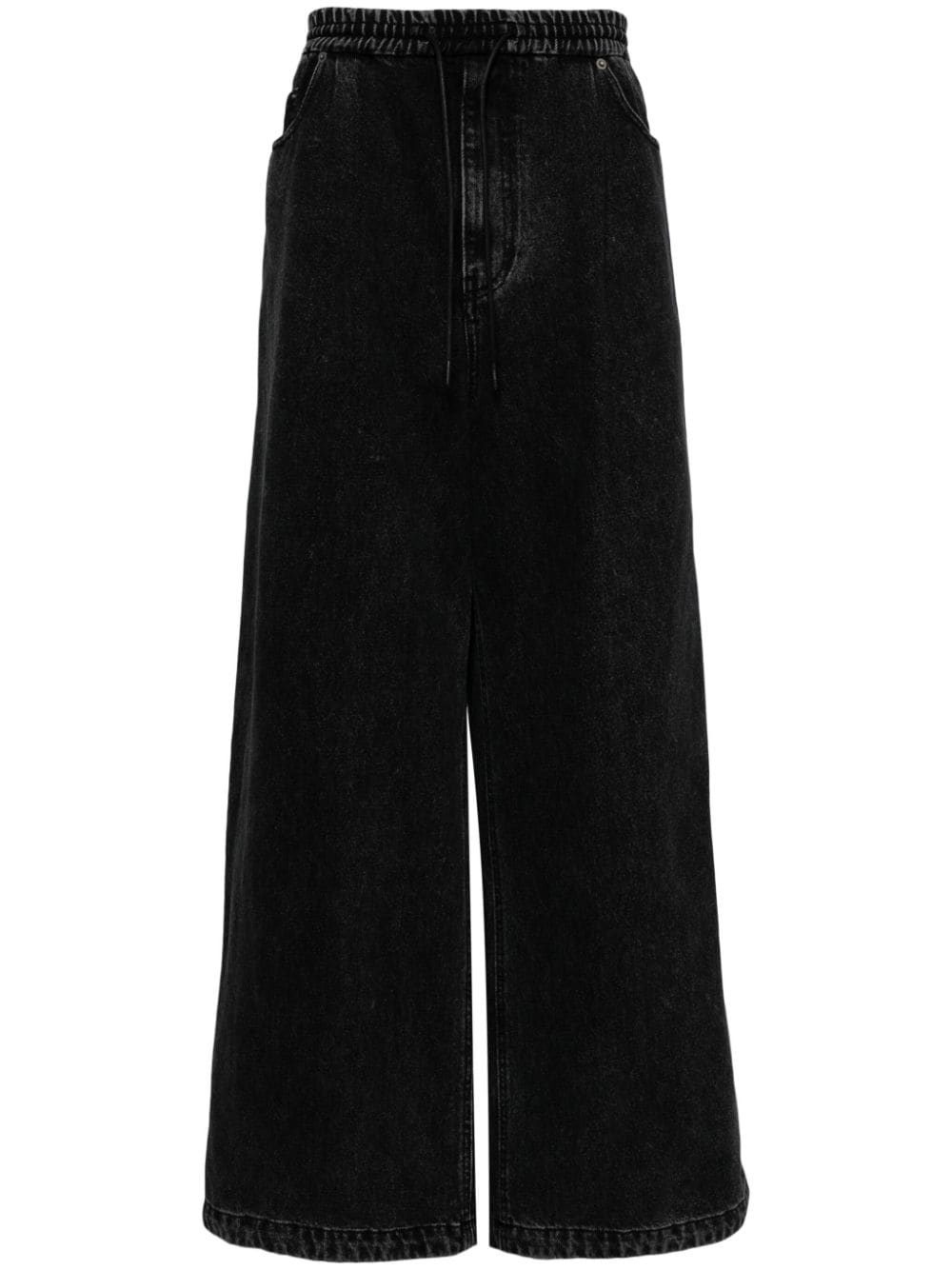 mid-rise wide-leg jeans - 1