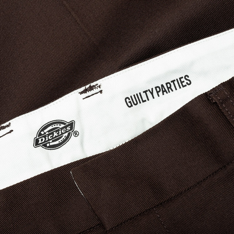 DICKIES PLEATED TROUSERS - BROWN 3