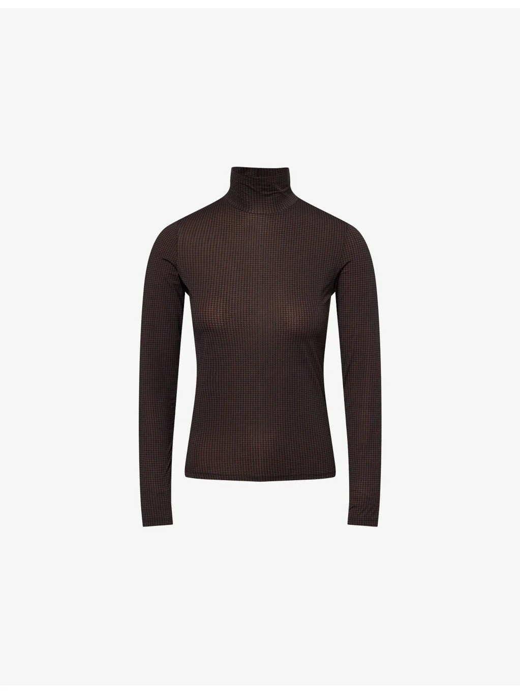 The Hosiery Turtleneck Stretch-Woven Top - 1