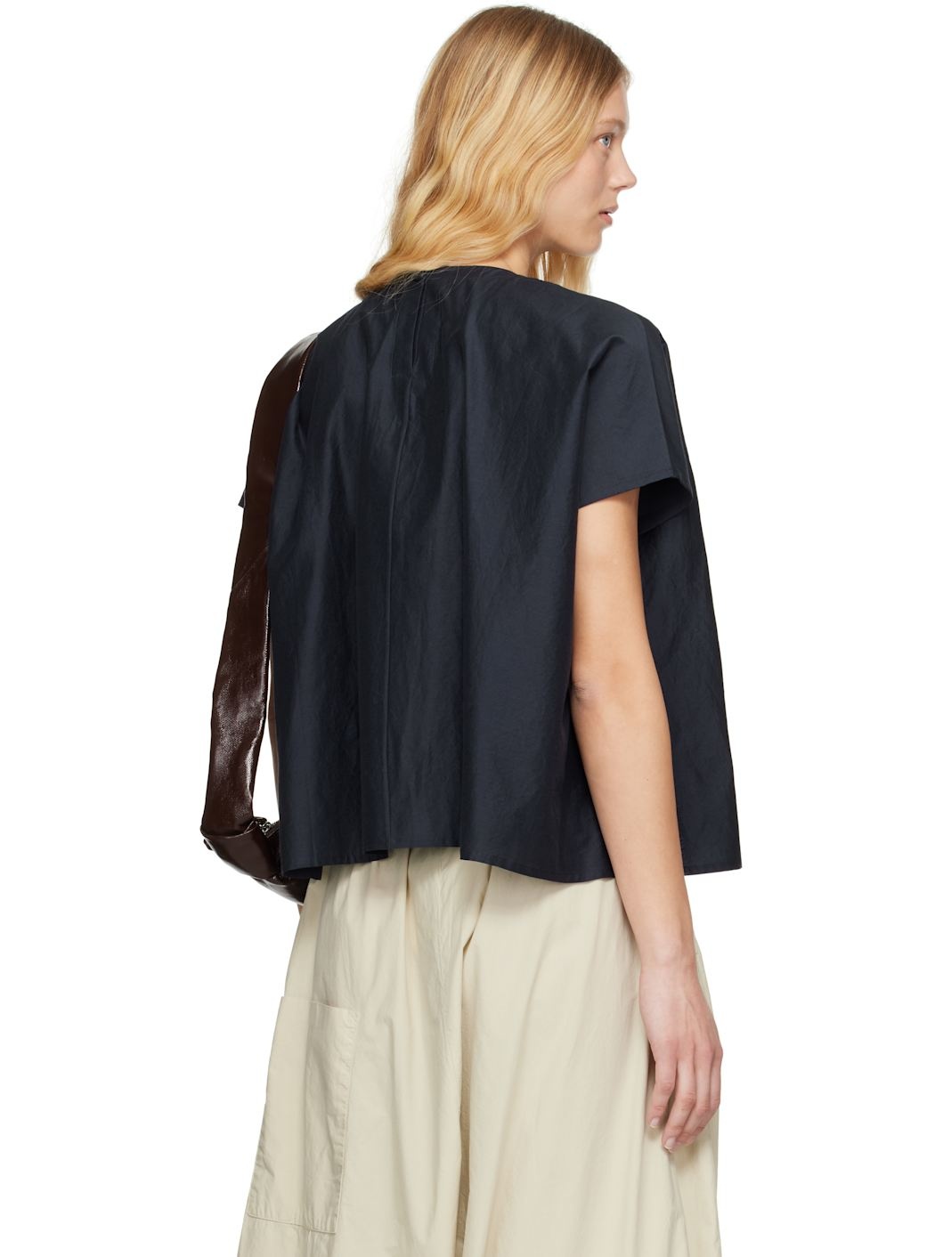 Navy 'The Poet' Top - 3