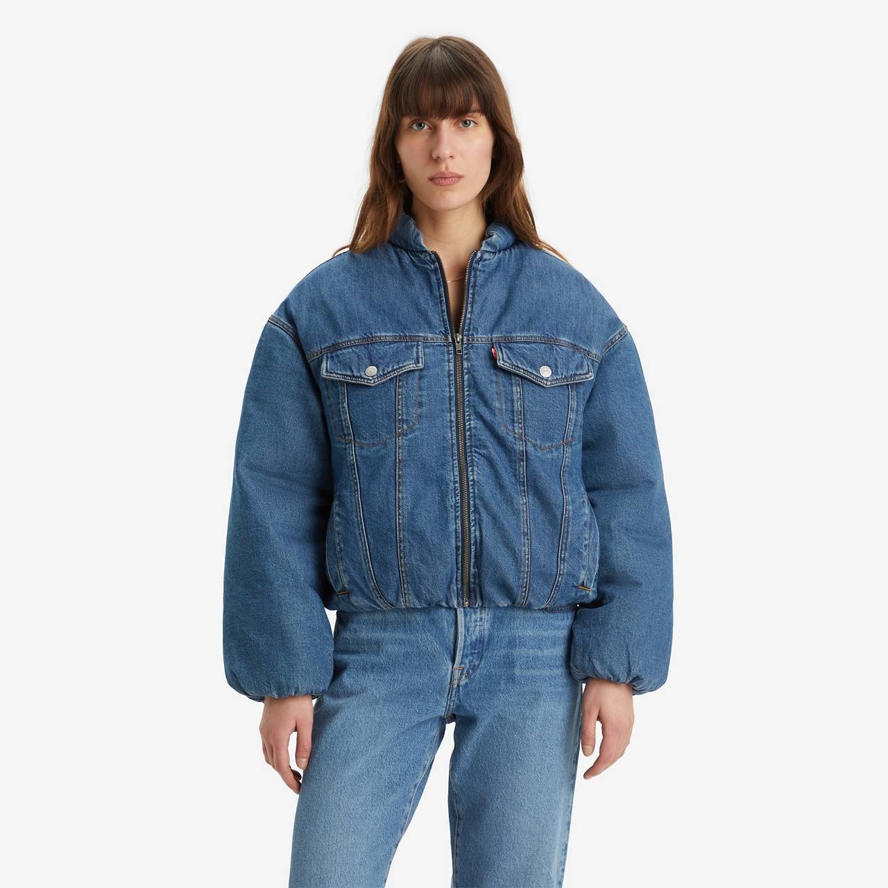 '90S PADDED TRUCKER JACKET - 1