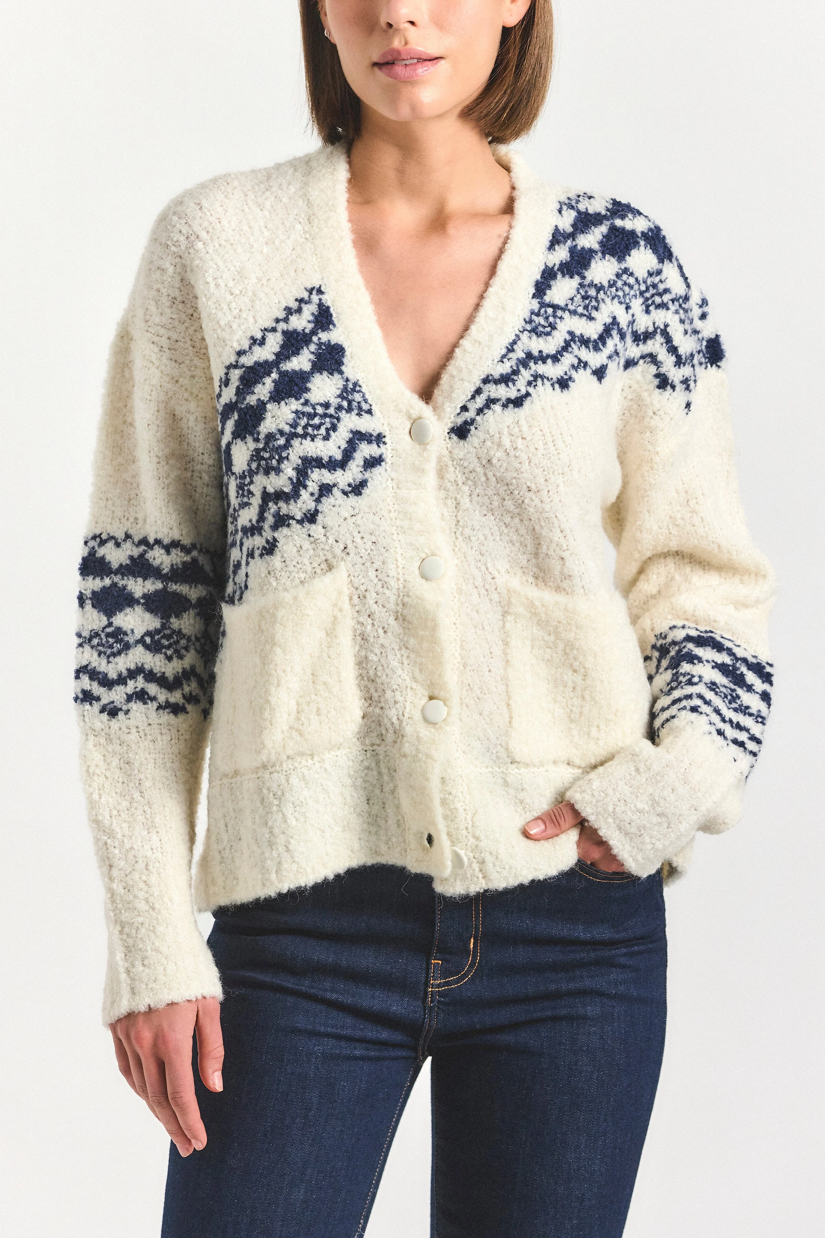 BETTE FAIR ISLE CARDIGAN - 1