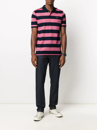 Paul & Shark striped short sleeve polo shirt outlook