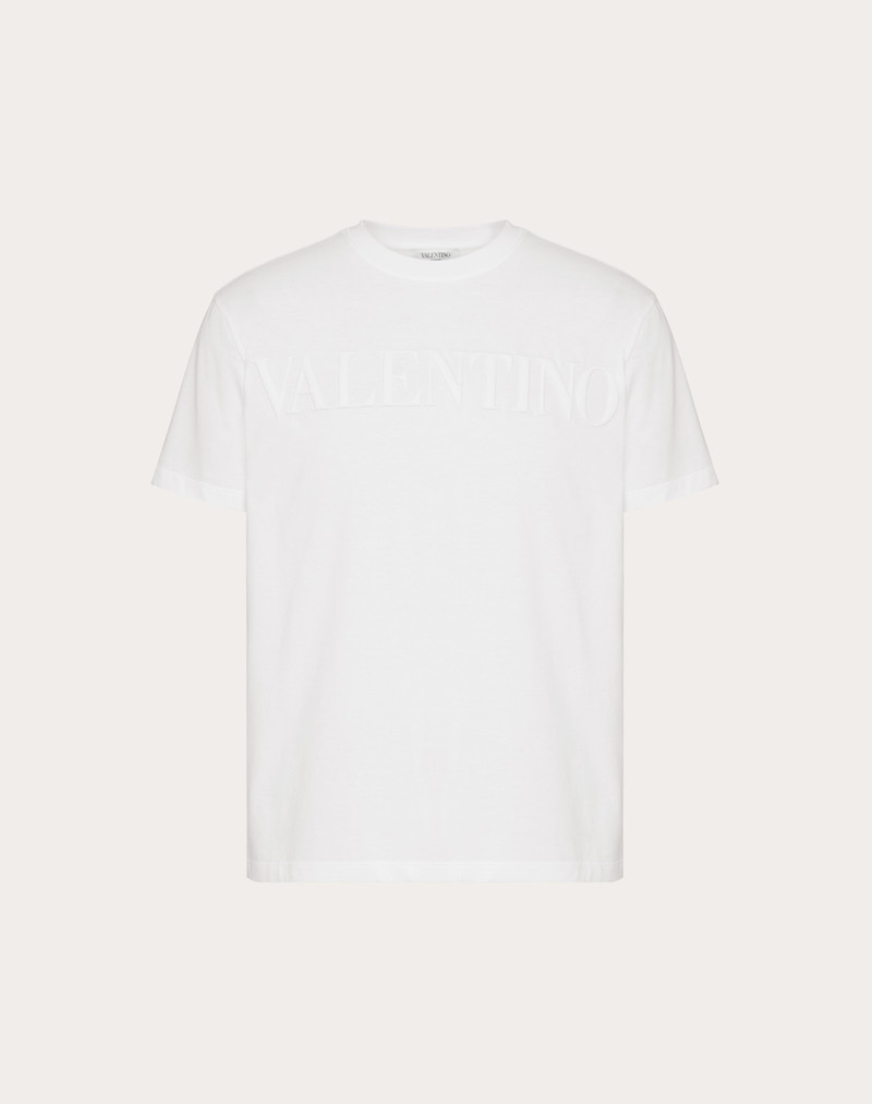 T-SHIRT WITH VALENTINO EMBOSSED 1