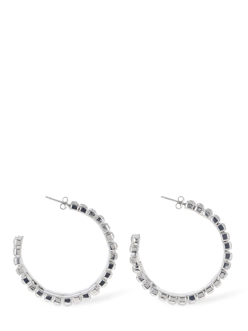 Vetro crystal hoop earrings - 3