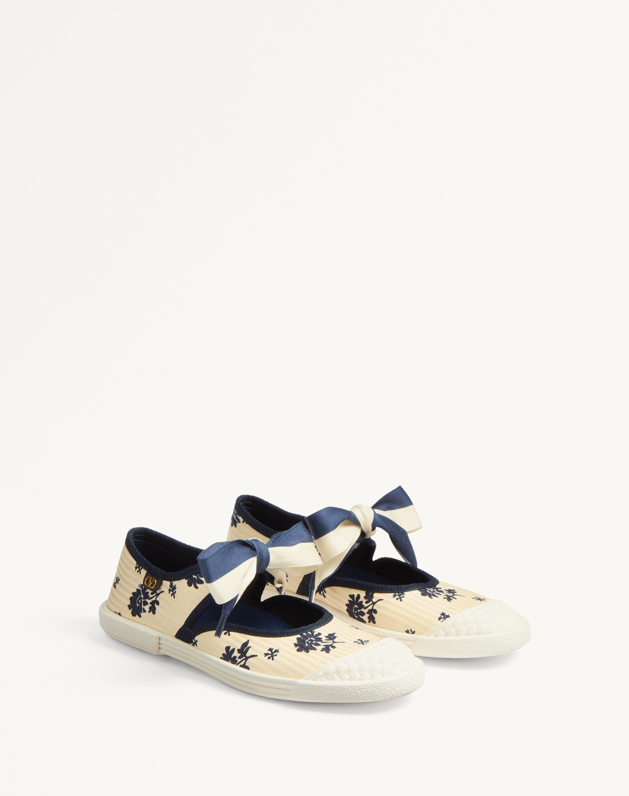 BAY BY BAY BALLERINA SNEAKERS IN PAPIER FLORAL FABRIC - 3