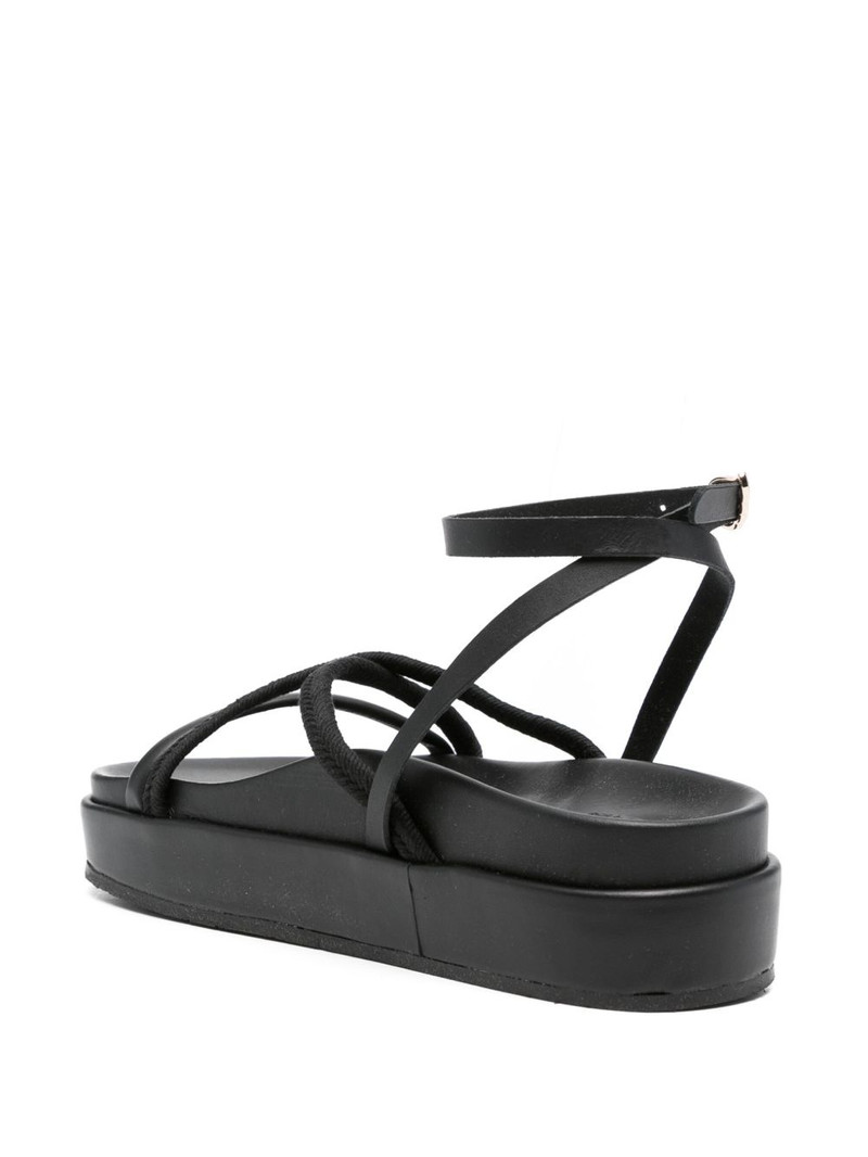 30mm crossover platform sandals 3