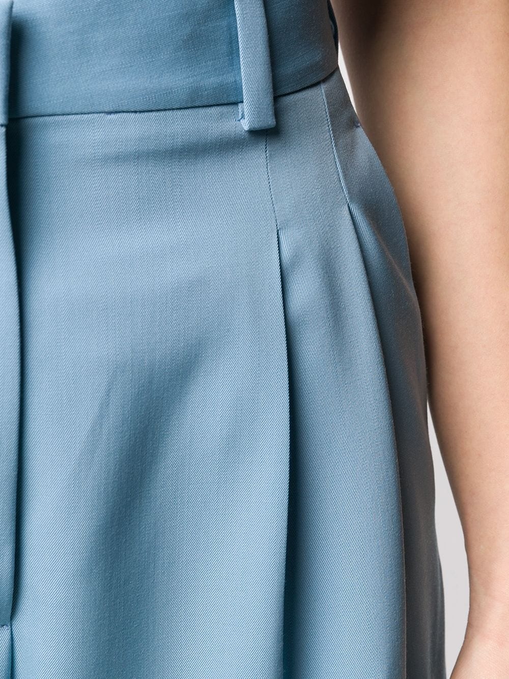 high-waisted straight-leg trousers - 8
