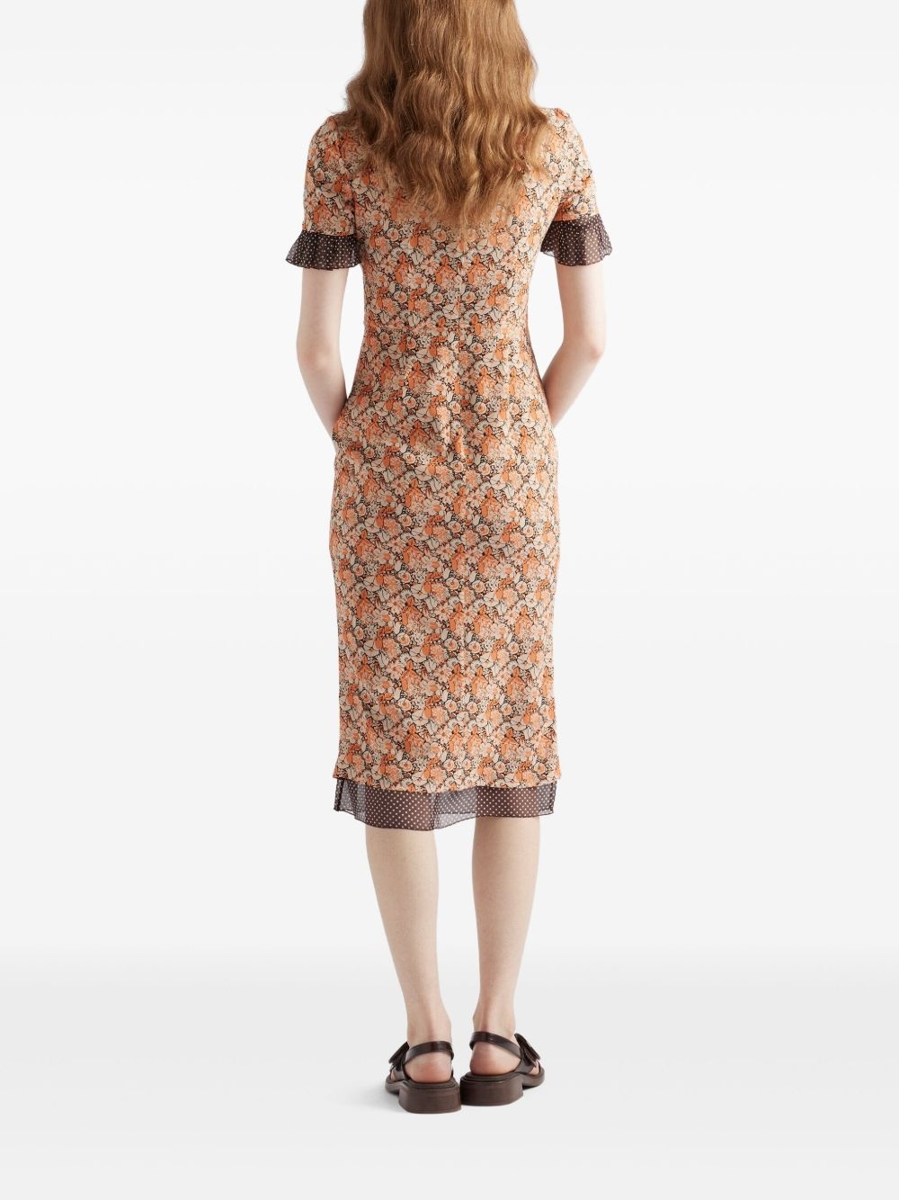 Floral print dress - 3