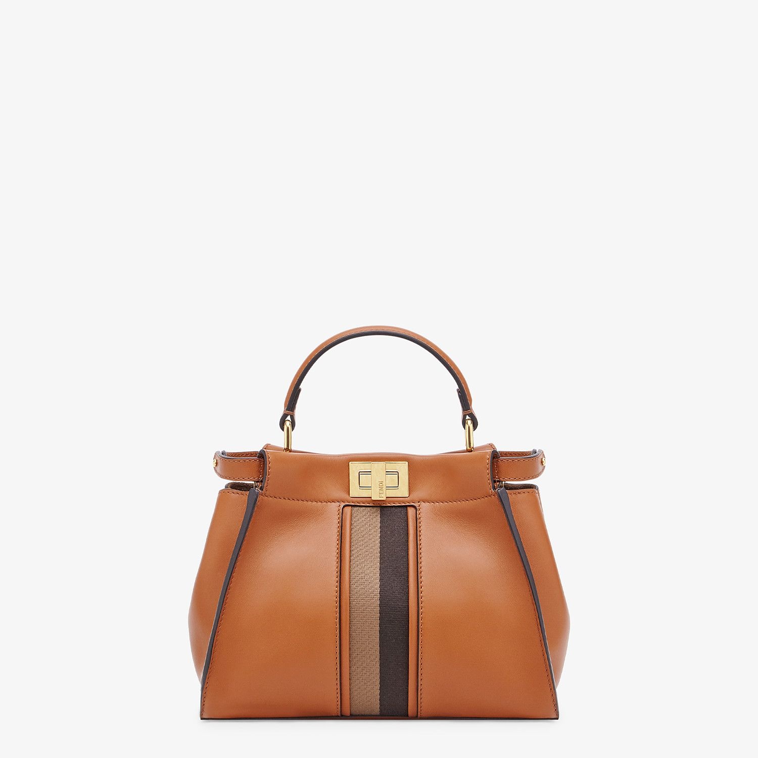  Brown leather bag - 1