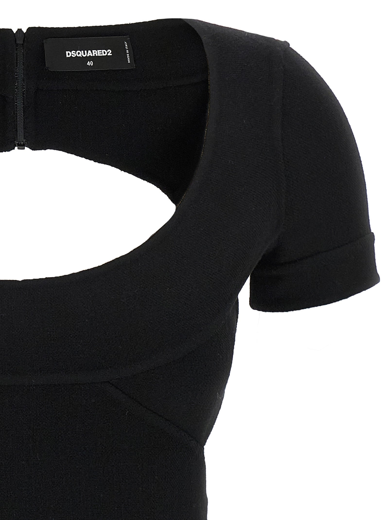 Bodycon Cut Out Dresses Black - 3