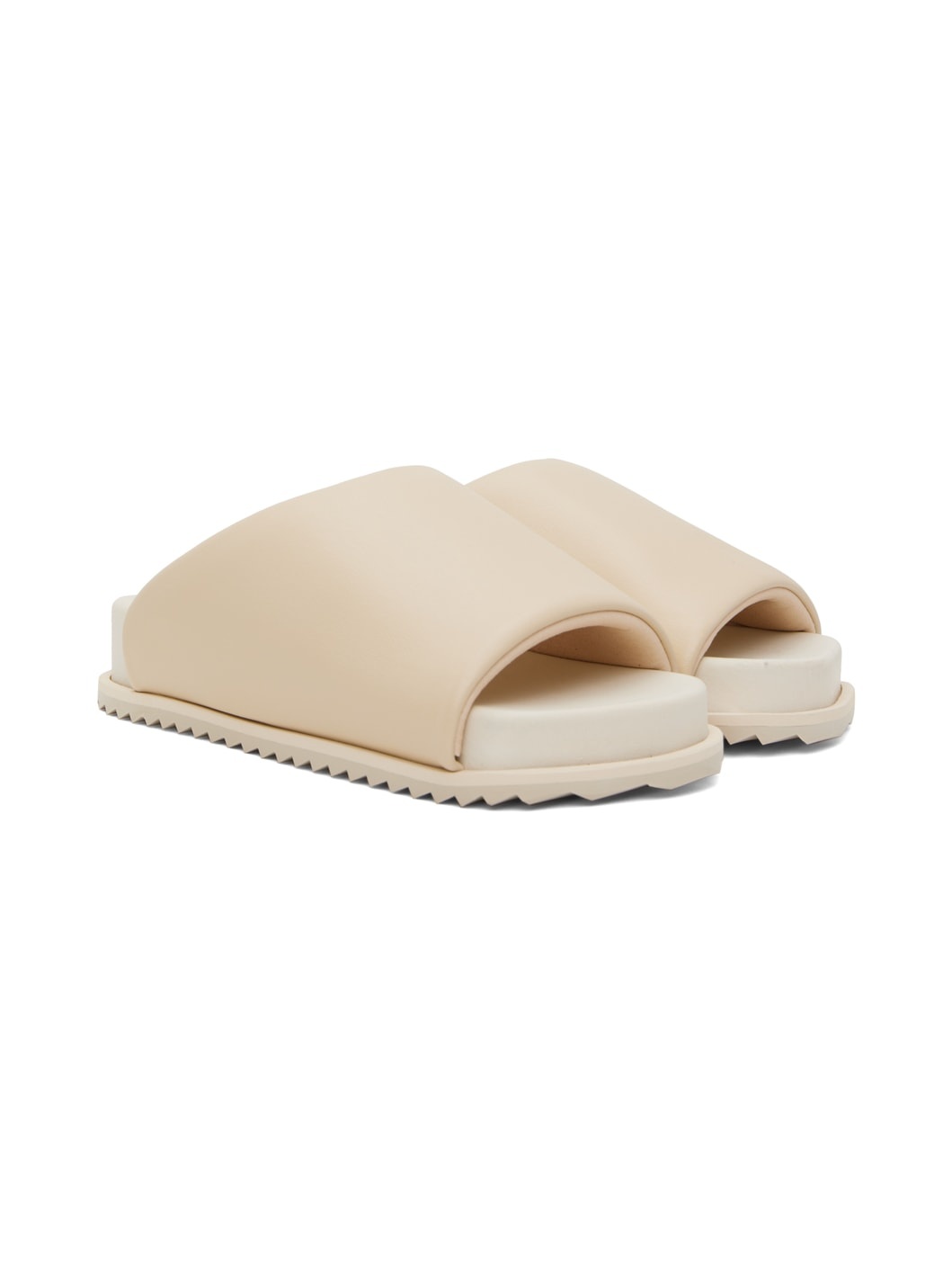 Beige Finn Slides - 4