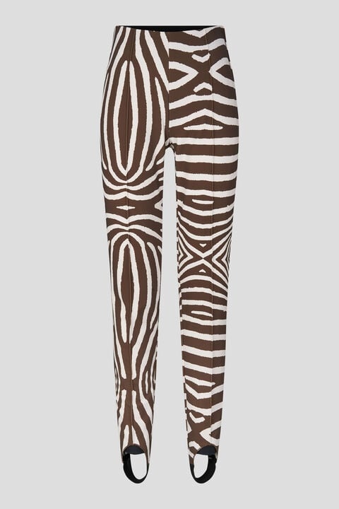 Elaine Stirrup pants in Brown/Off-white - 1