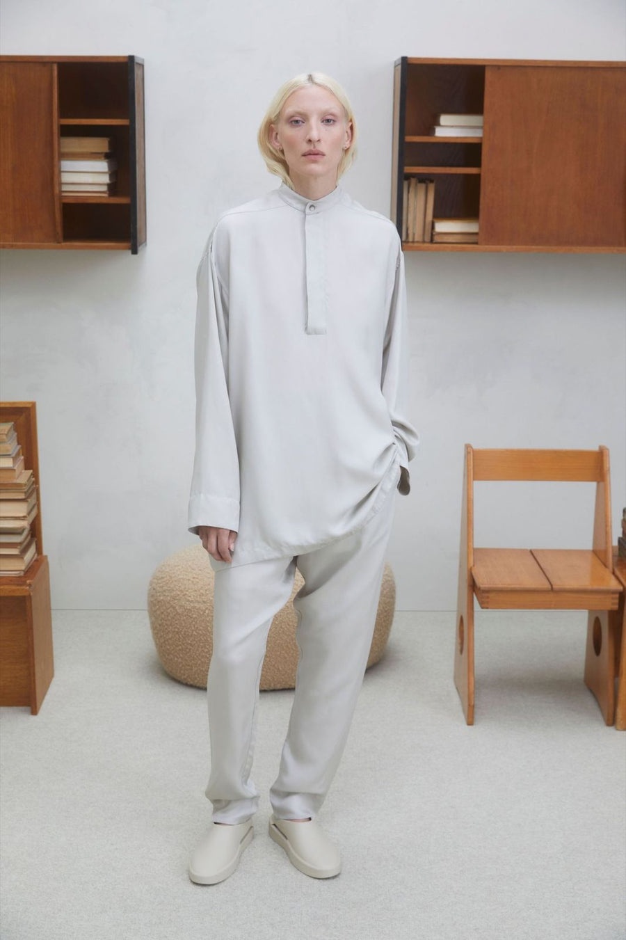 Silk Long Sleeve Shirt - 7