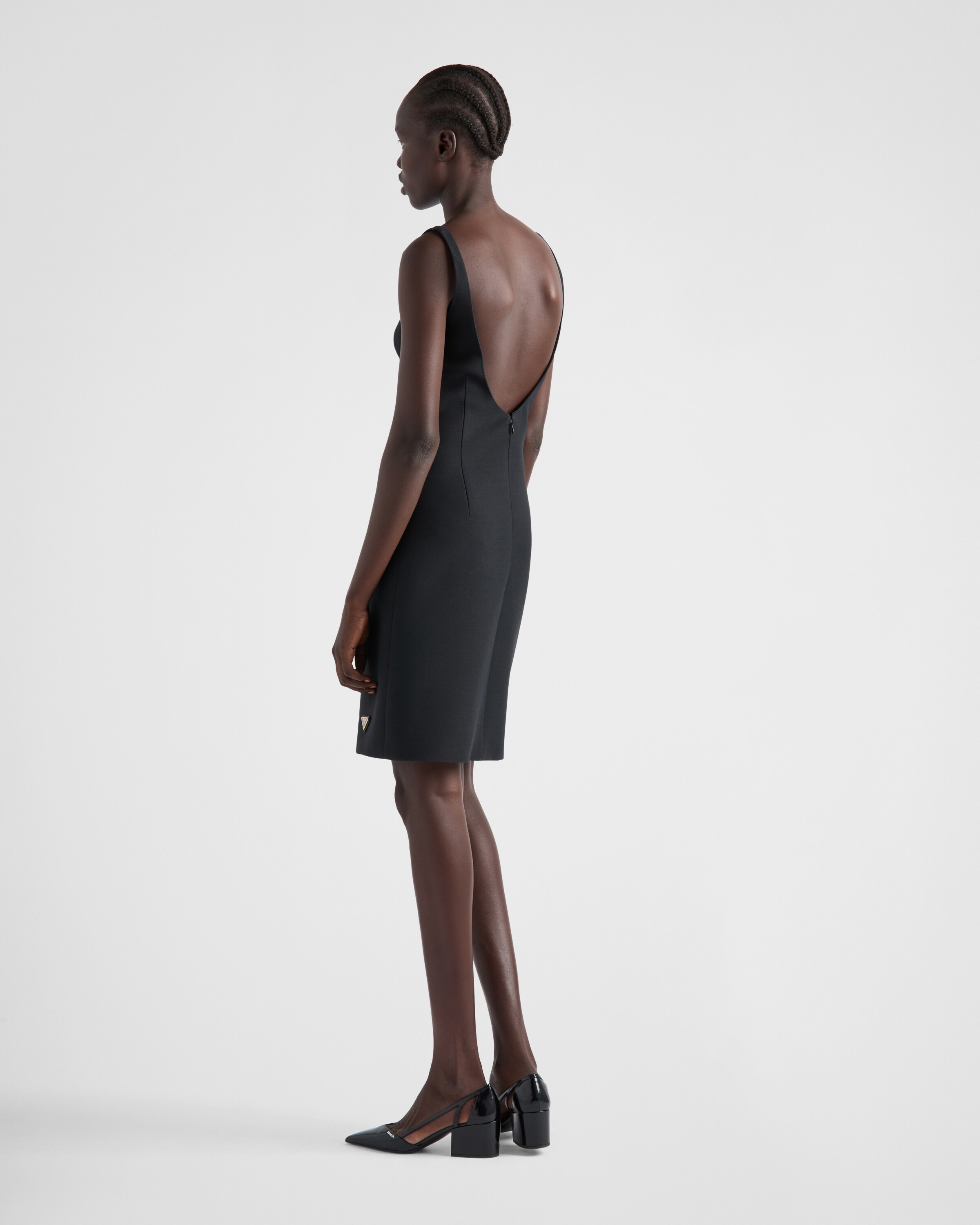 【プラダ・PRADA】Tricotine mini-dress Prada Tricotine Mini-Dress | Saks Fifth Avenue