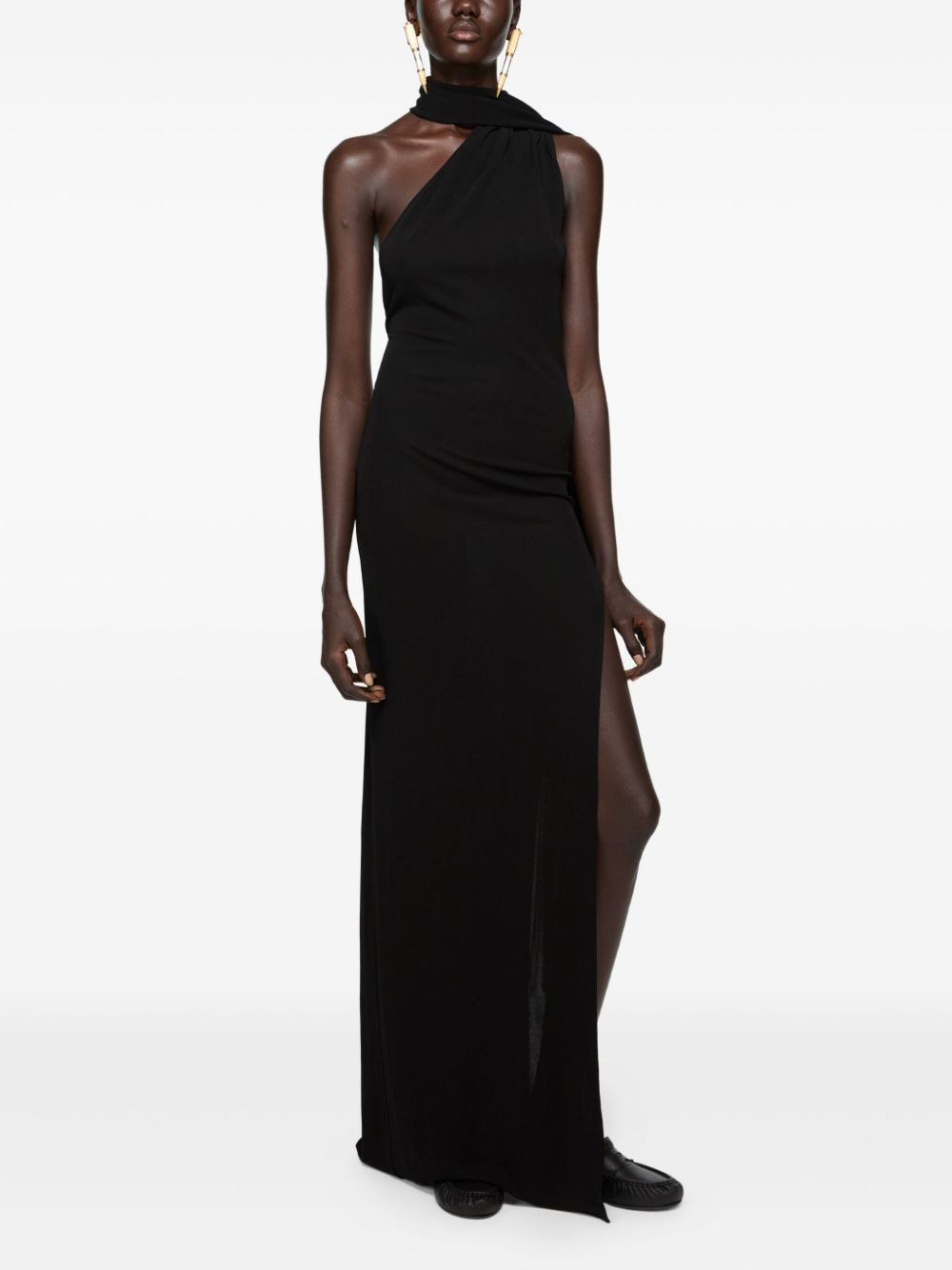 draped fringe dress - 2