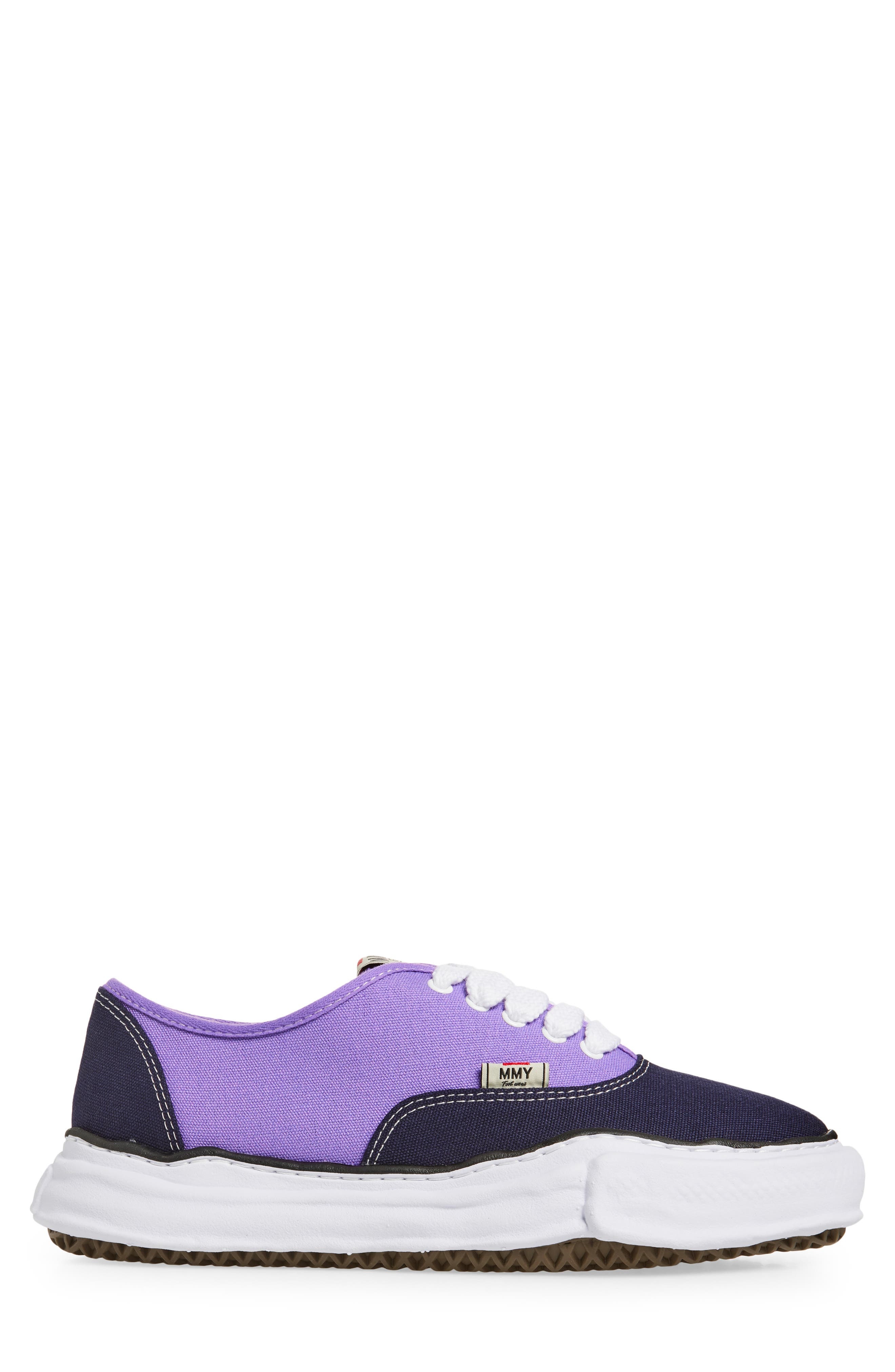 Maison MIHARA YASUHIRO Baker Original Sole Canvas Sneaker in Nav/pur at Nordstrom - 3