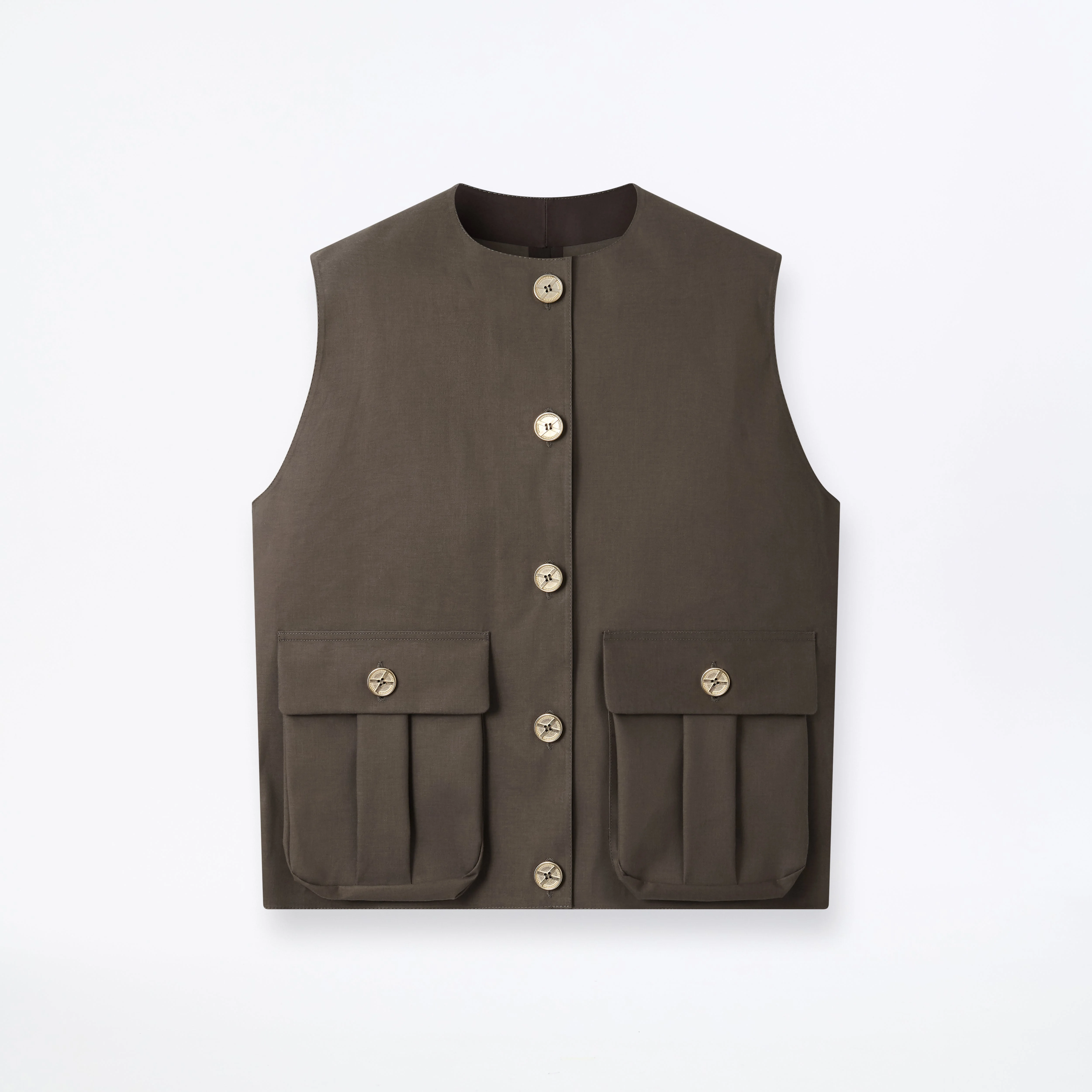 Sleeveless Rubberised Jacket - 1