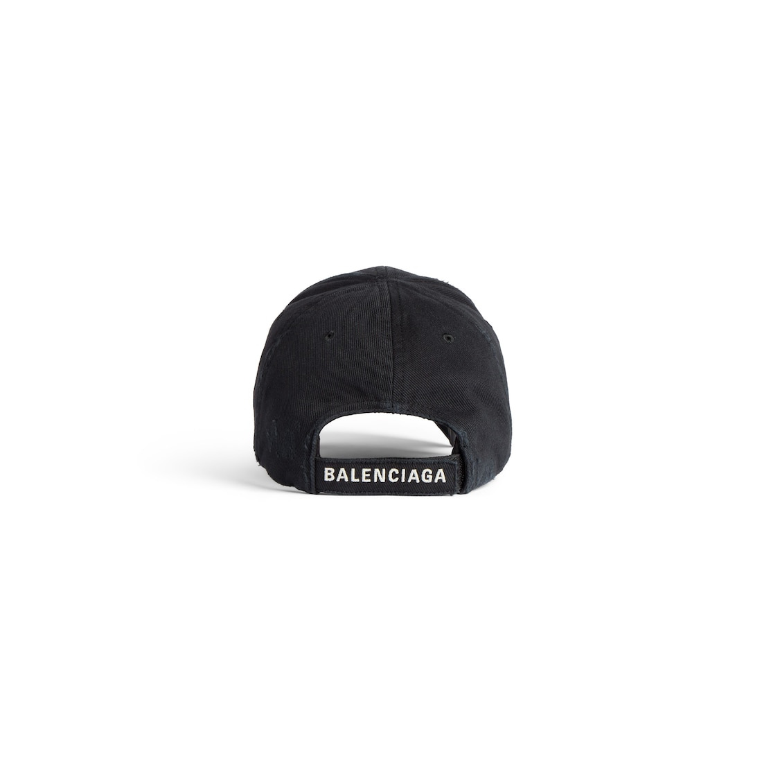 Women's Luxury Script Cap in Black Faded - 3