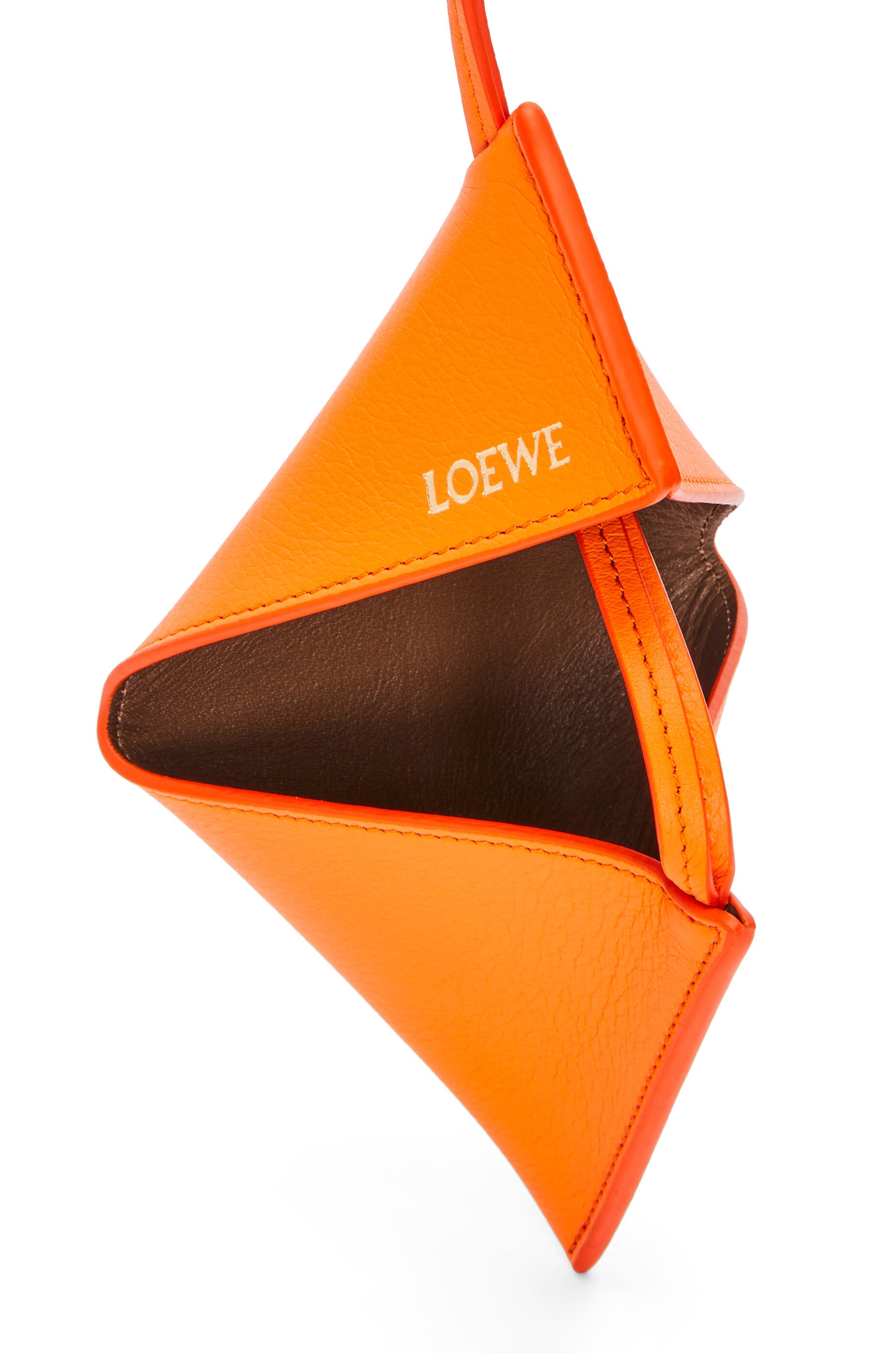 Origami neck pouch in classic calfskin - 2