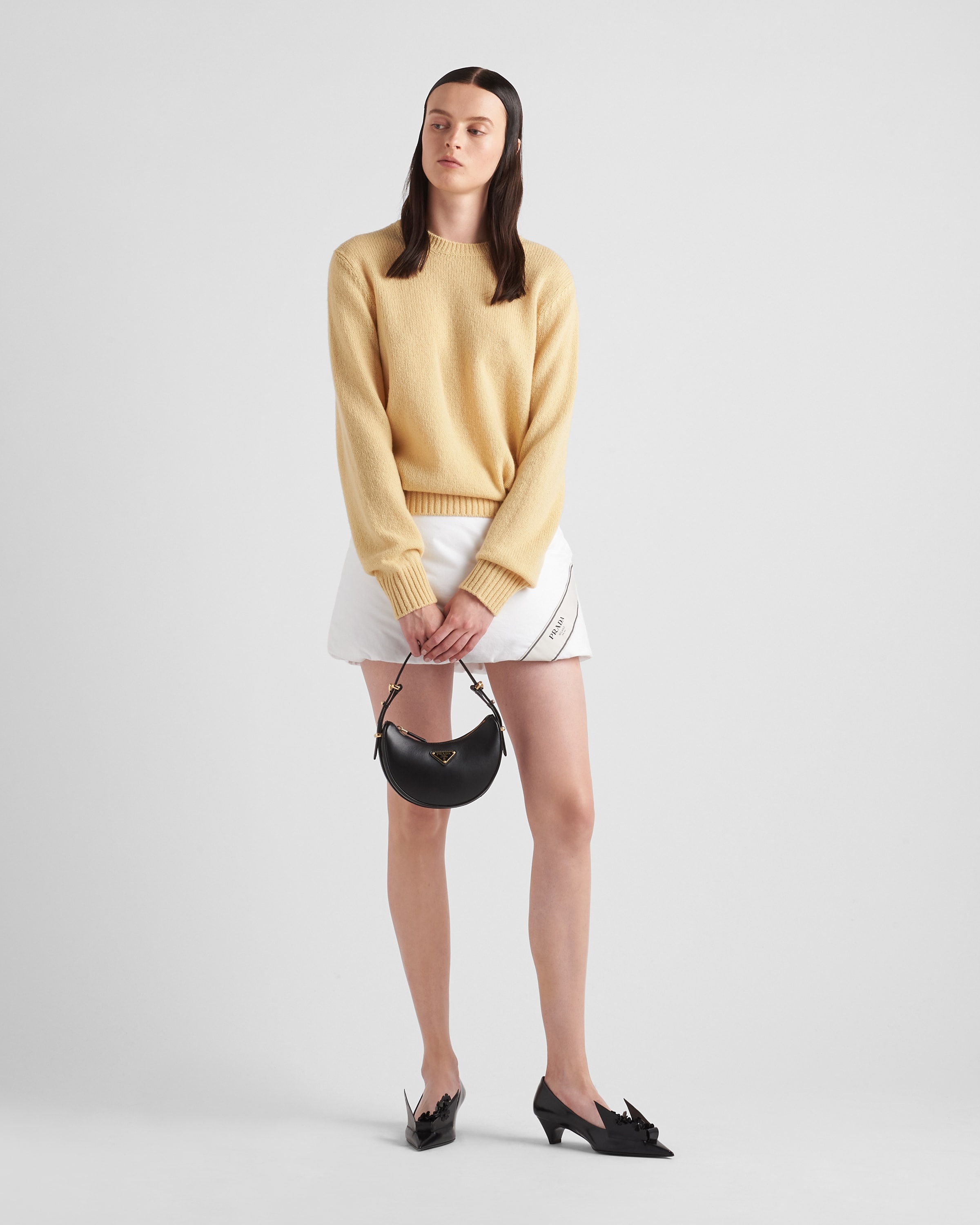 Prada Arqué leather mini shoulder bag - 7