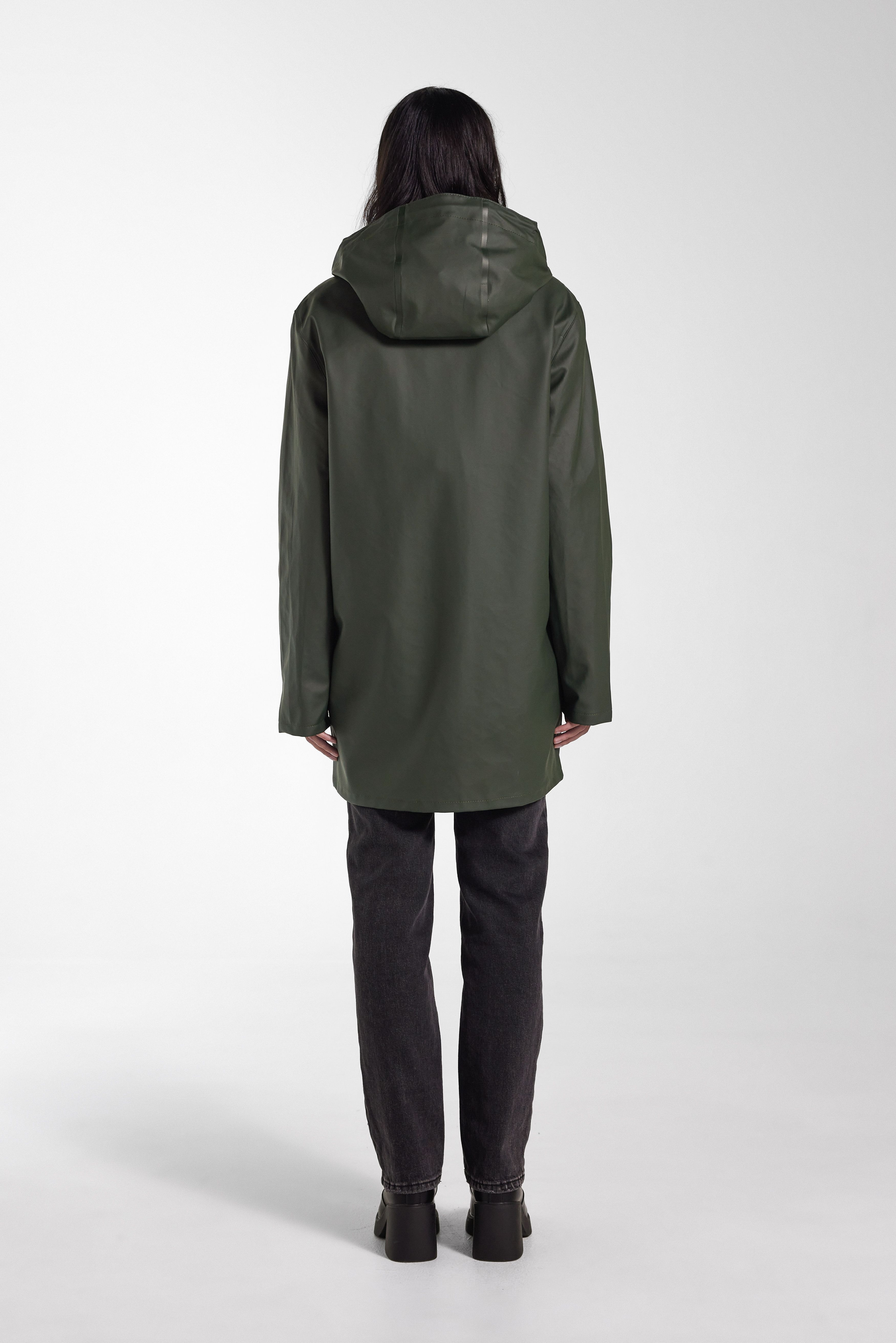 Stockholm Lightweight Raincoat Green - 5