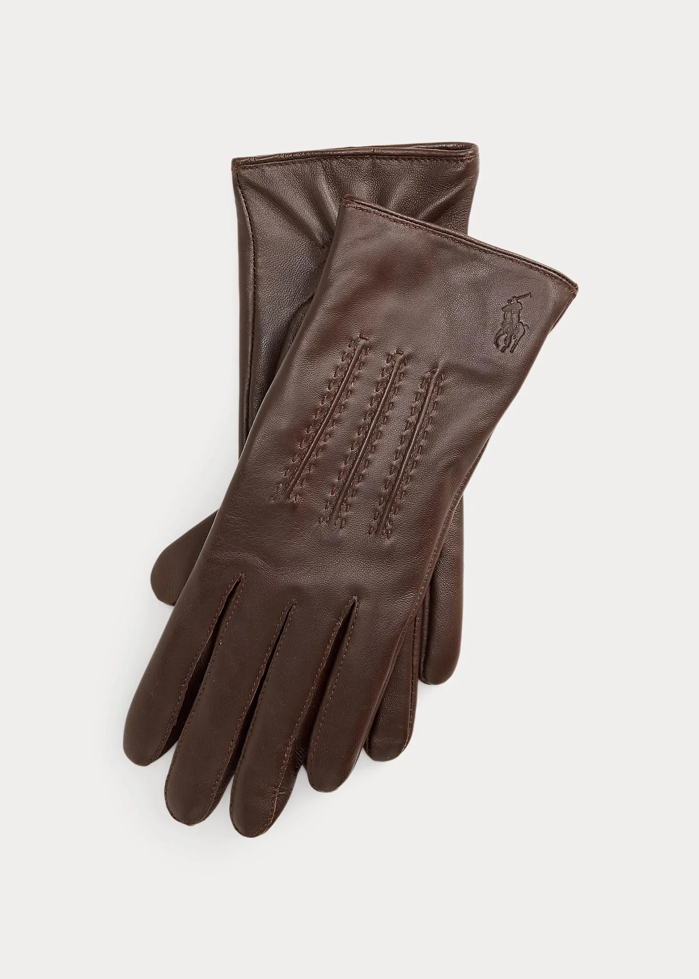 Stitched Leather Gloves - 1