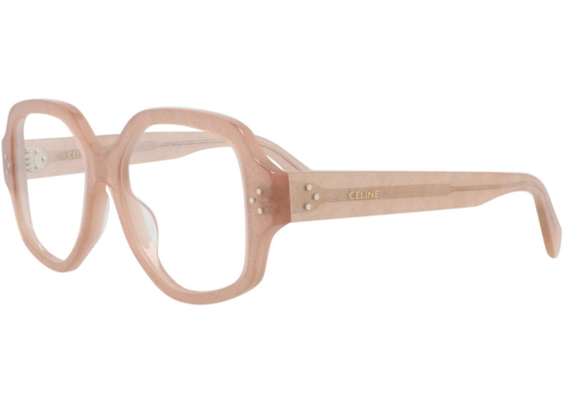 CELINE Celine Square-Frame Acetate Optical Frames Pink Pink Transparent (CL50135I-53-074) outlook