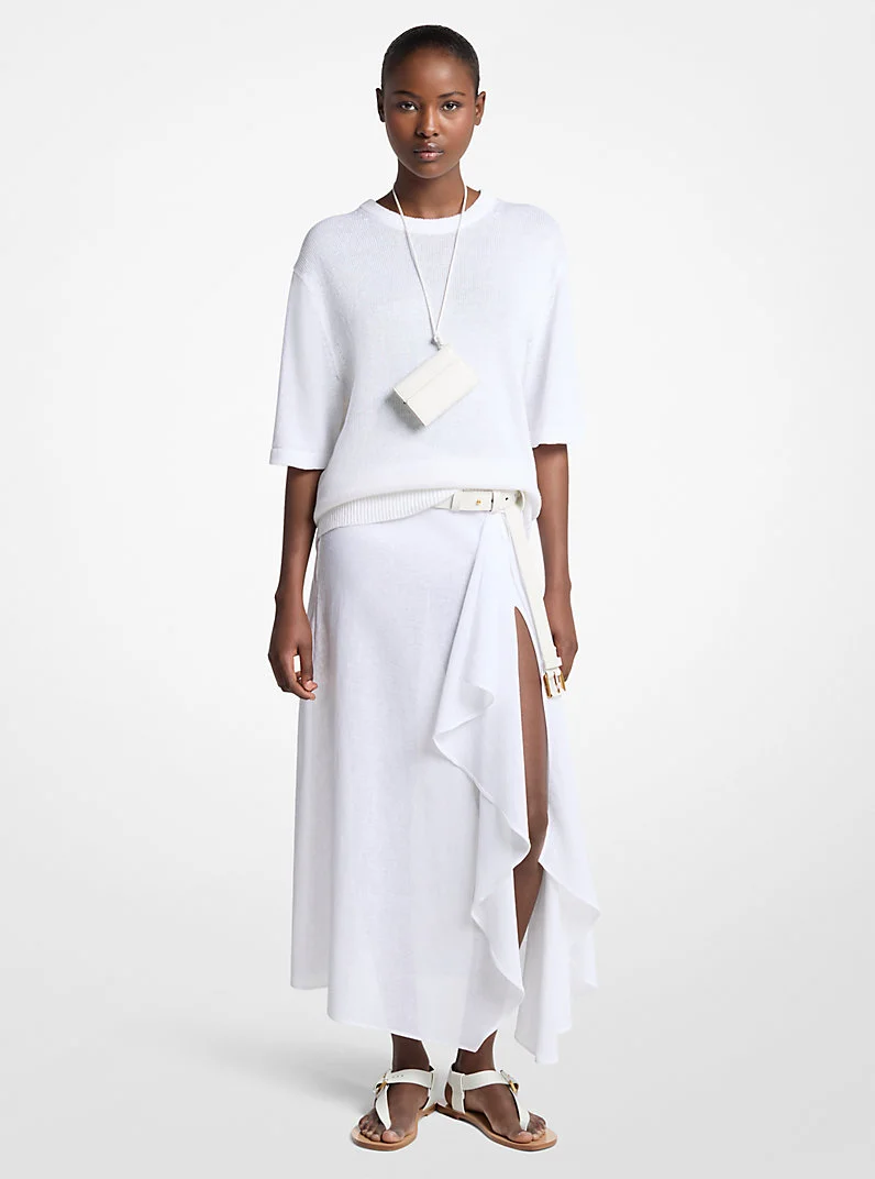 Linen Gauze Pareo Skirt - 1