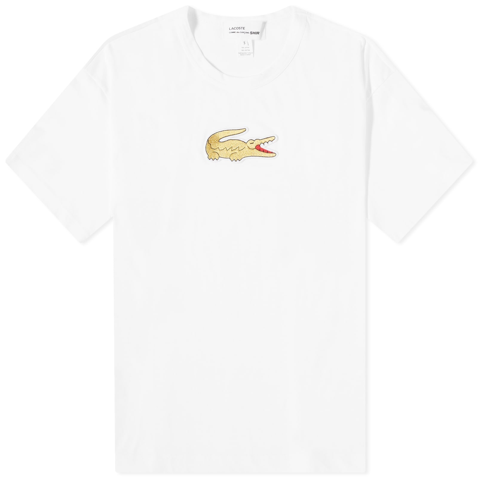 Comme des Garçons SHIRT x Lacoste Large Croc Logo T-Shirt - 1