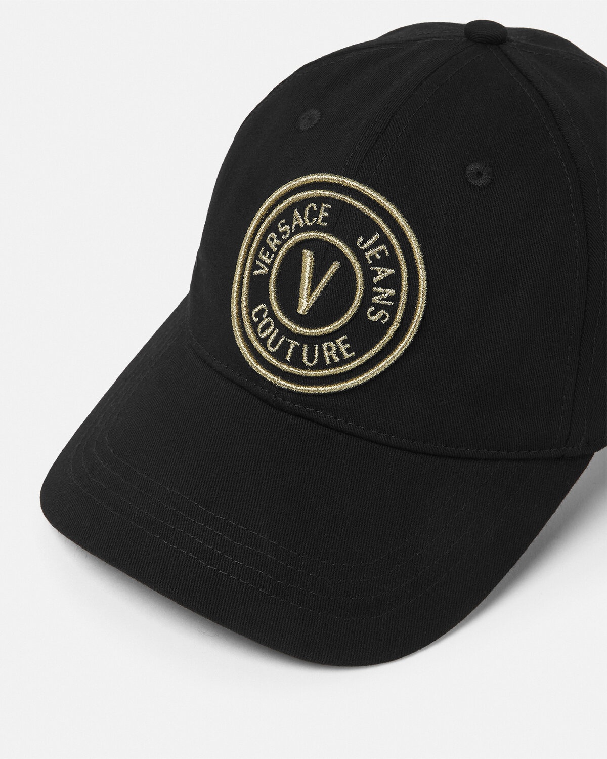 Embroidered V-Emblem Baseball Cap - 3