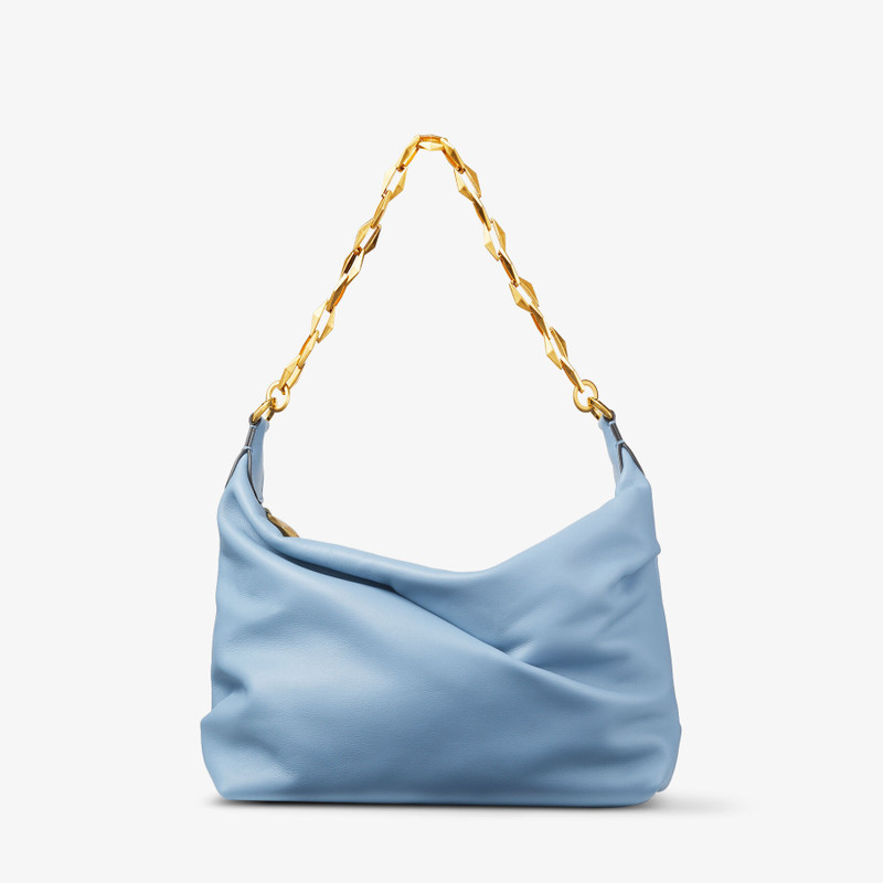 Diamond Soft Hobo S
Smoky Blue Soft Calf Leather Hobo Bag with Chain Strap 1