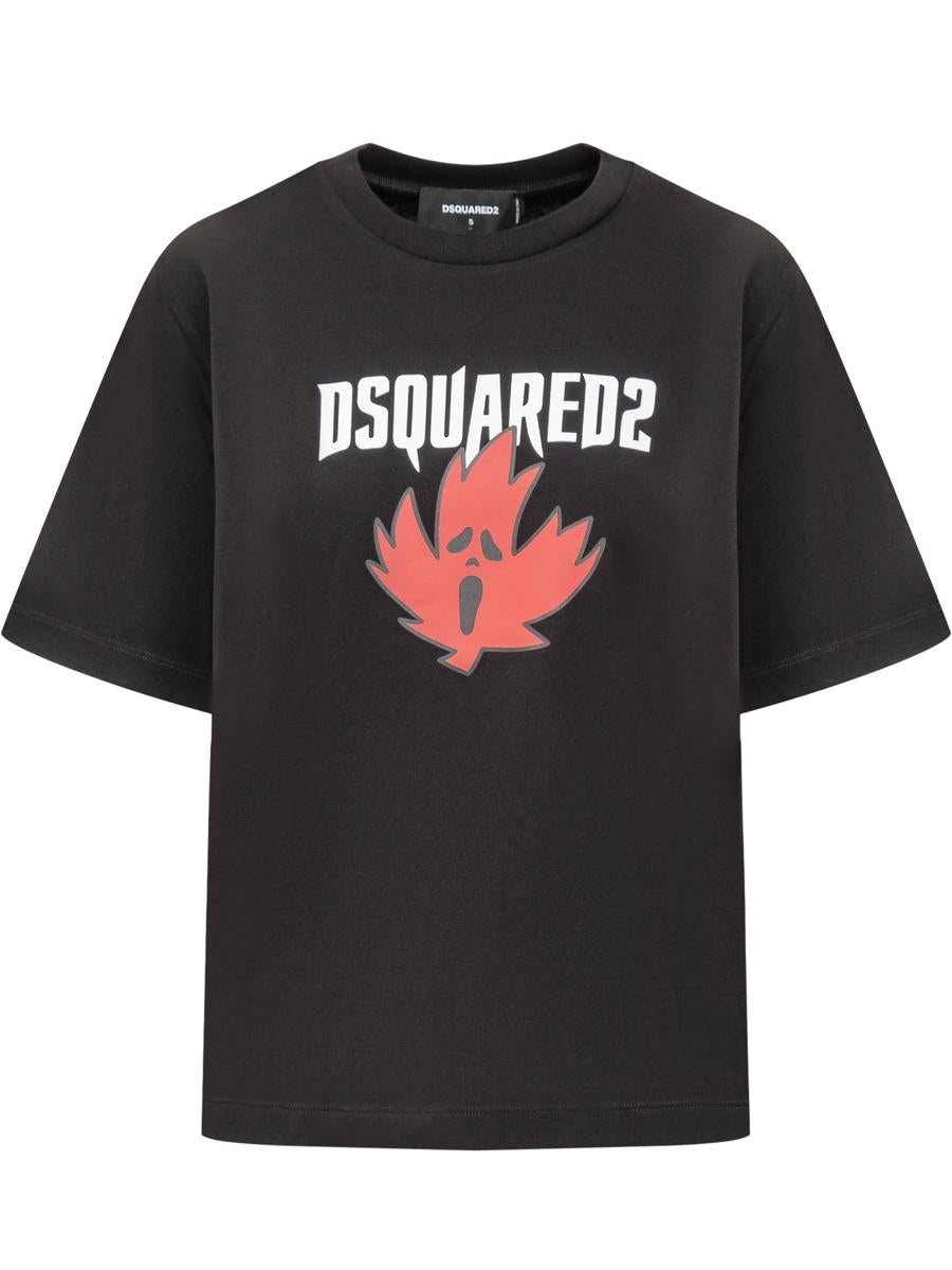 Dsquared2 Horror Maple Leaf T-Shirt - 1